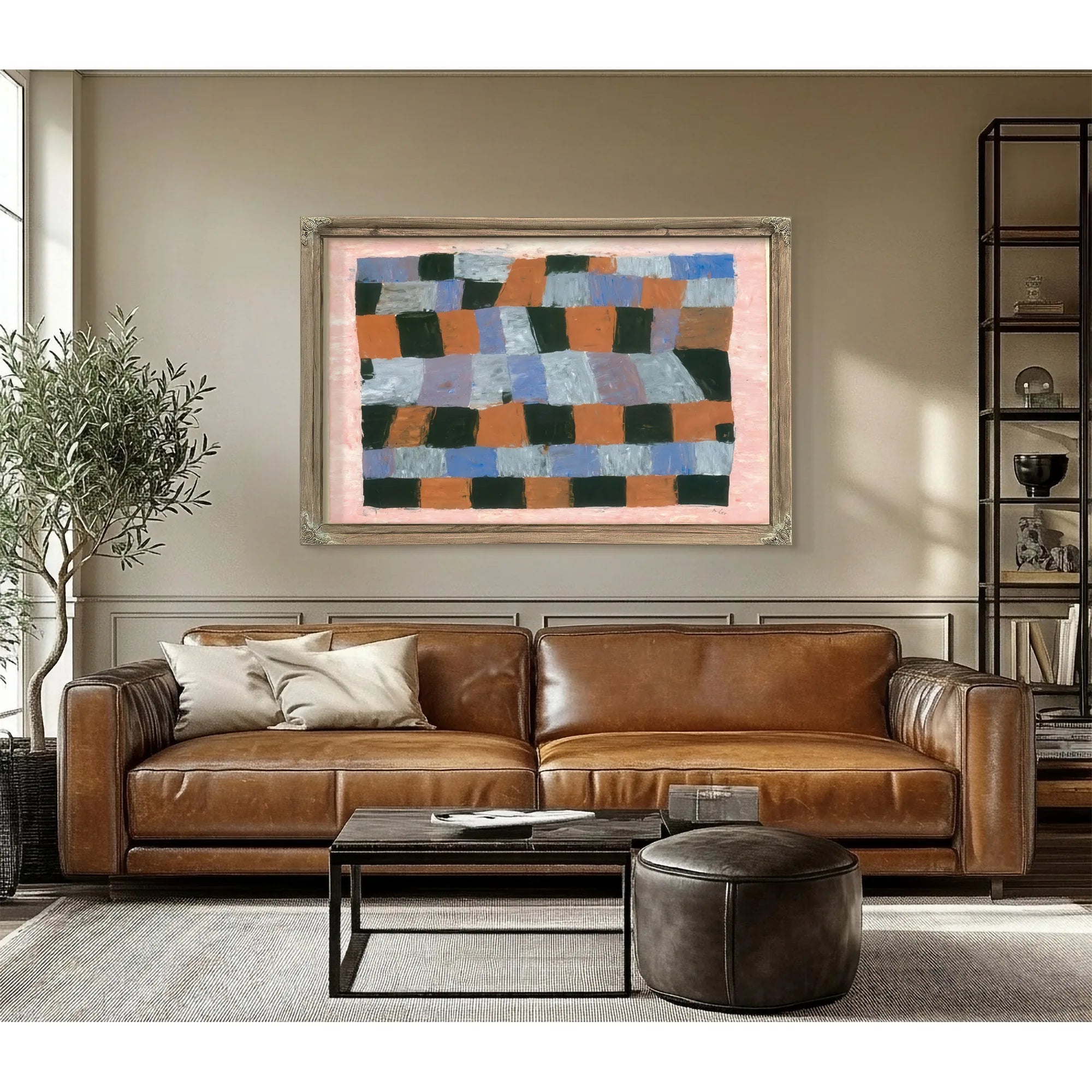 Rhyhmical Severer And Freer 1930 O 9( 59) By Paul Klee Fine Art Print