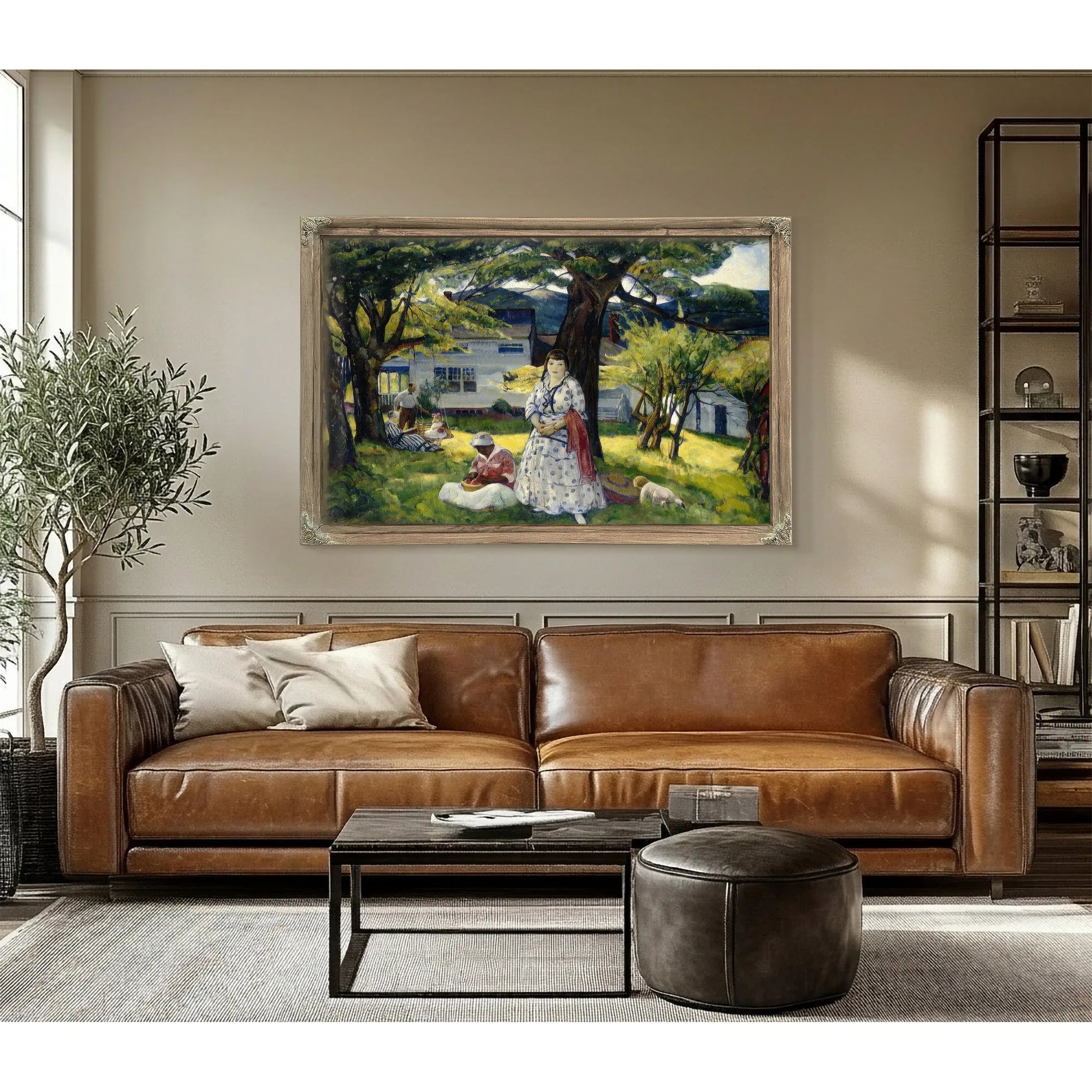 In The Country By Leon Kroll Fine Art Print