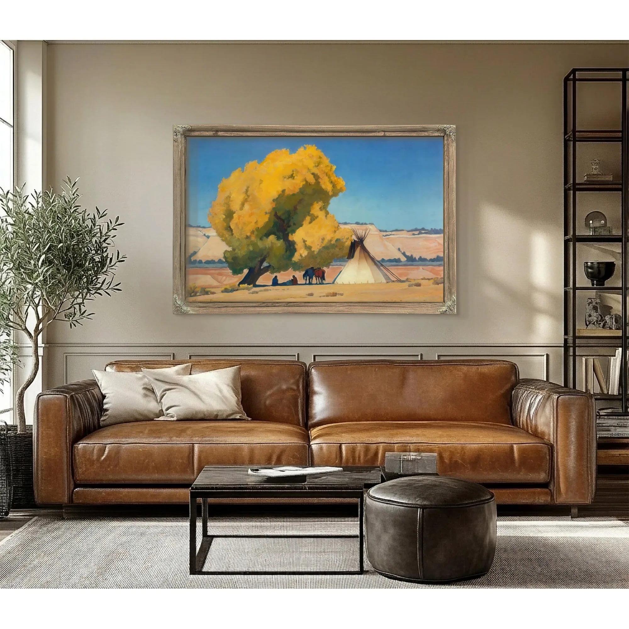 Lazy Autumn By Maynard Dixon Fine Art Print