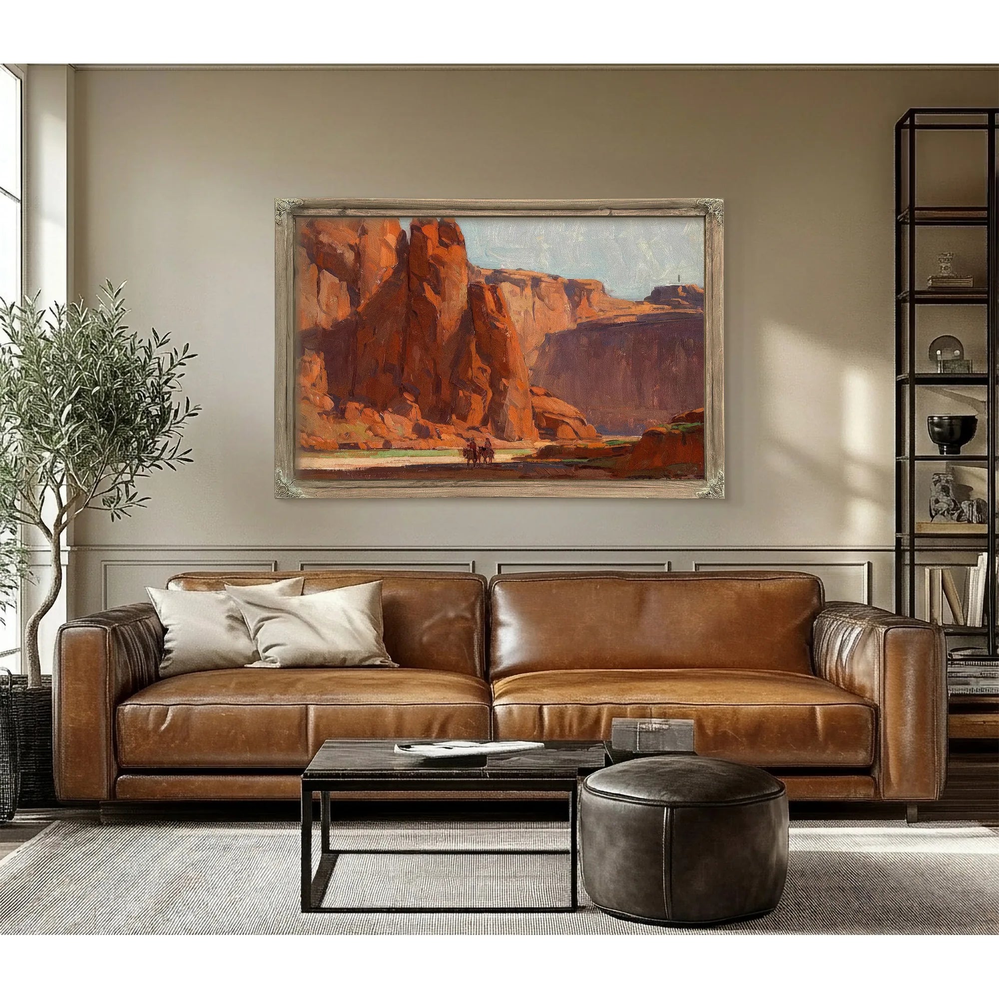 Arizona Canyon (Canyon De Chelly) By Edgar Payne Fine Art Print