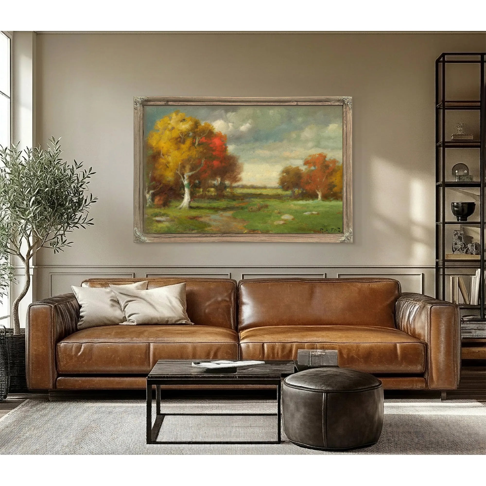 Country Pasture By Robert Atkinson Fox Fine Art Print