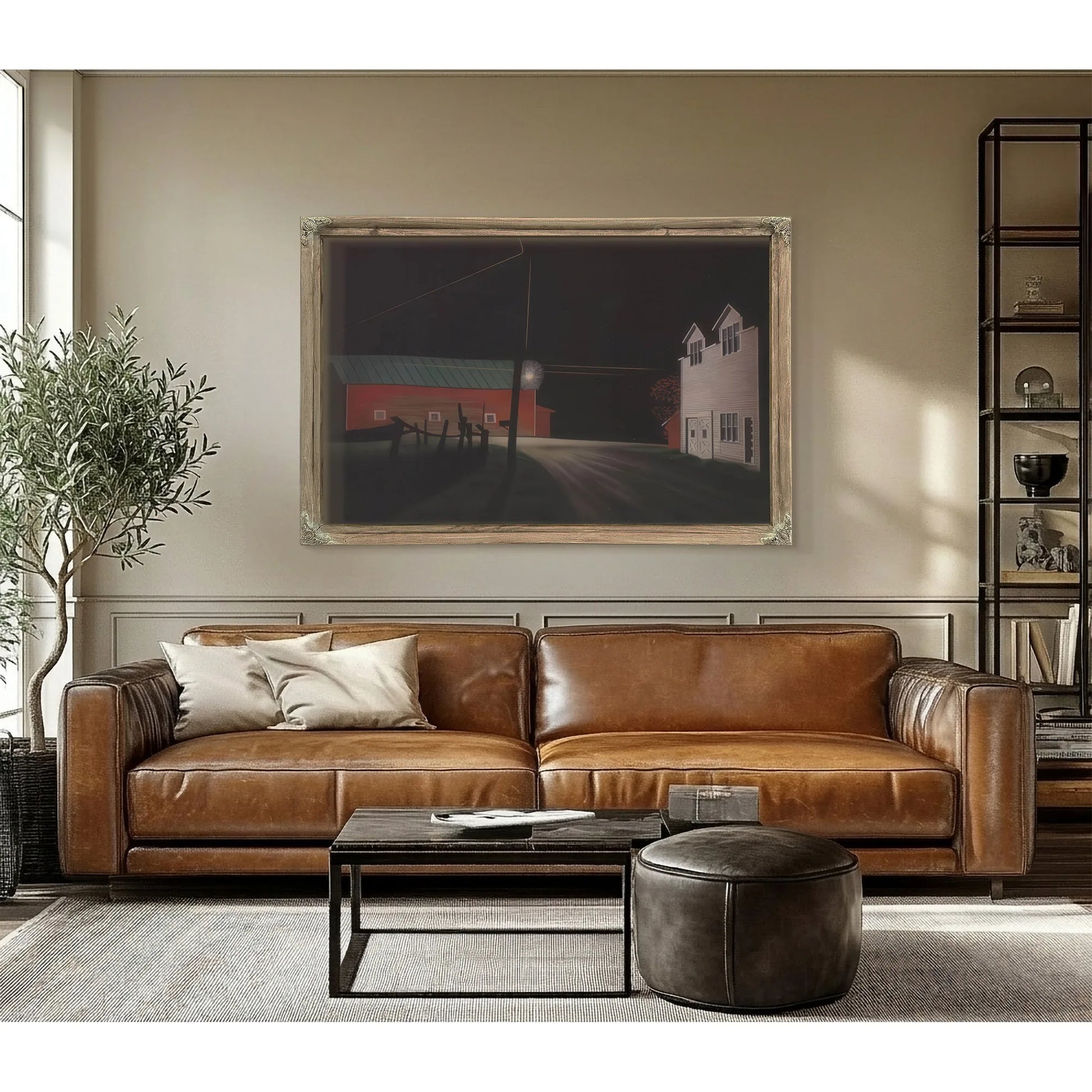 Bright Light At Russells Corners By George Ault Fine Art Print