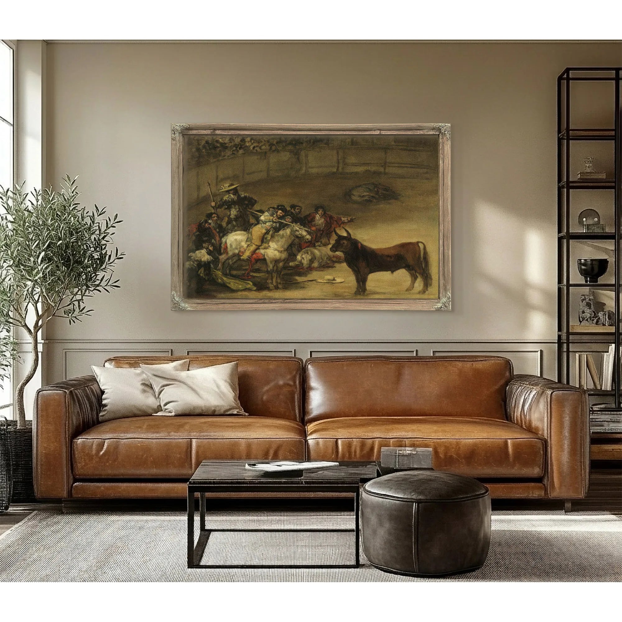 Bullfight Suerte De Varas By Francisco De Goya Fine Art Print