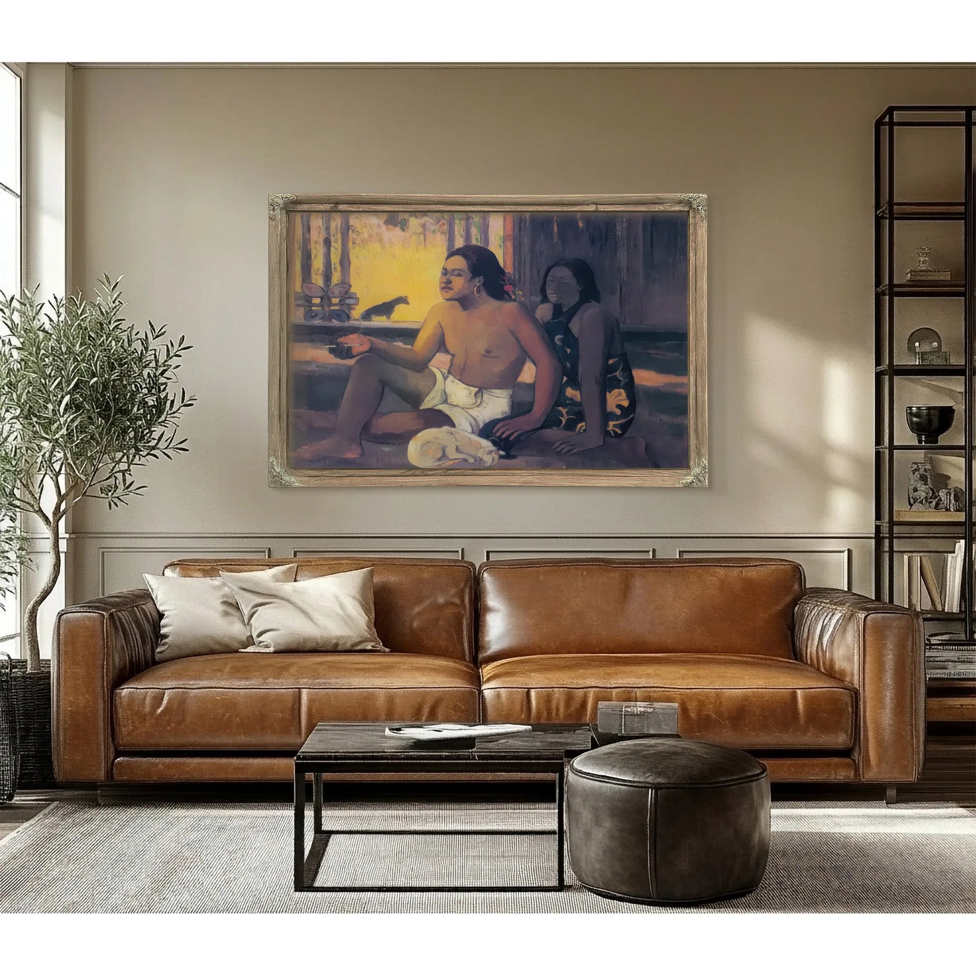 Eiaha Ohipa ( Tahitians In A Room) By Paul Gauguin Fine Art Print