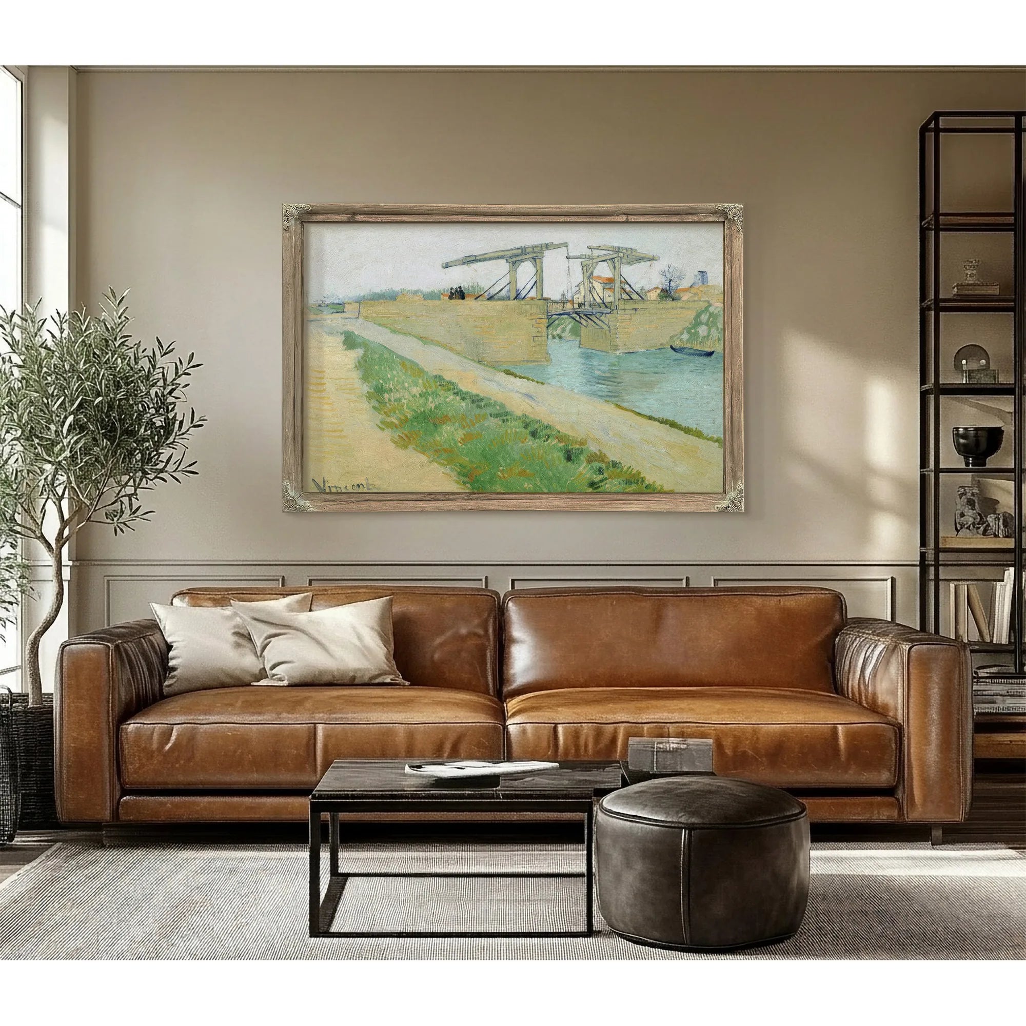 The Langlois Bridge 2 By Vincent Van Gogh Fine Art Print