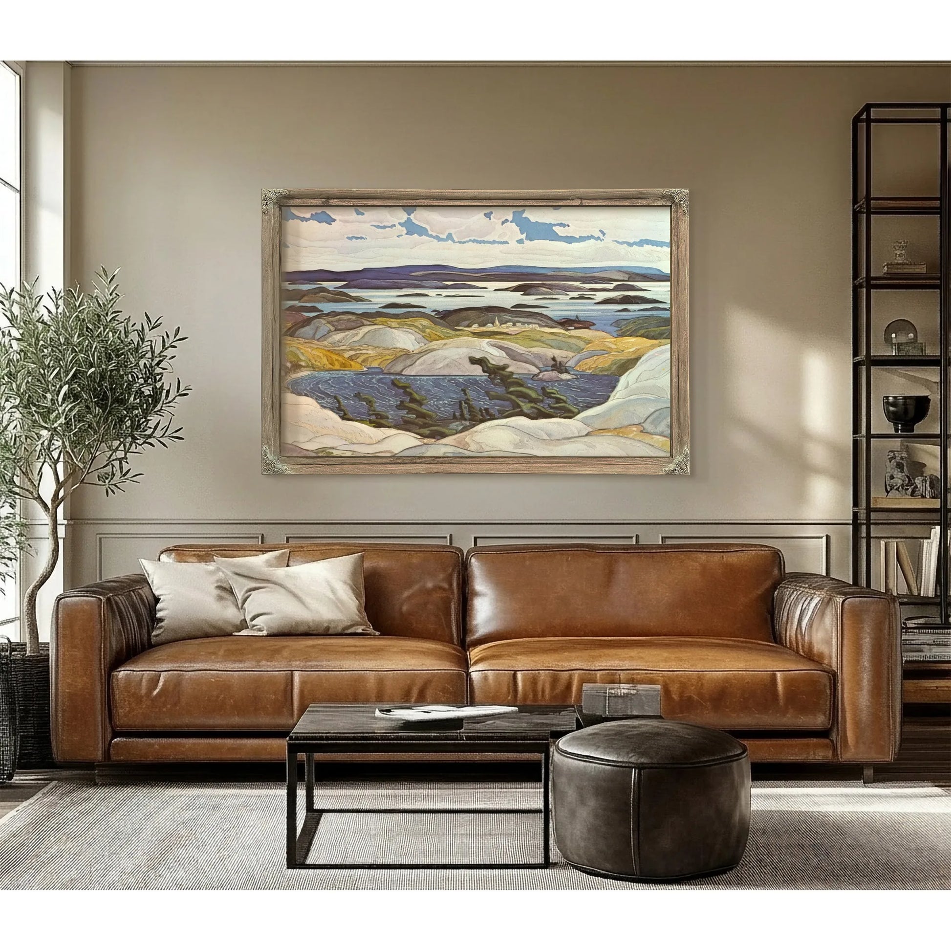 Ba Of Ilsnad By Frank Carmichael Fine Art Print