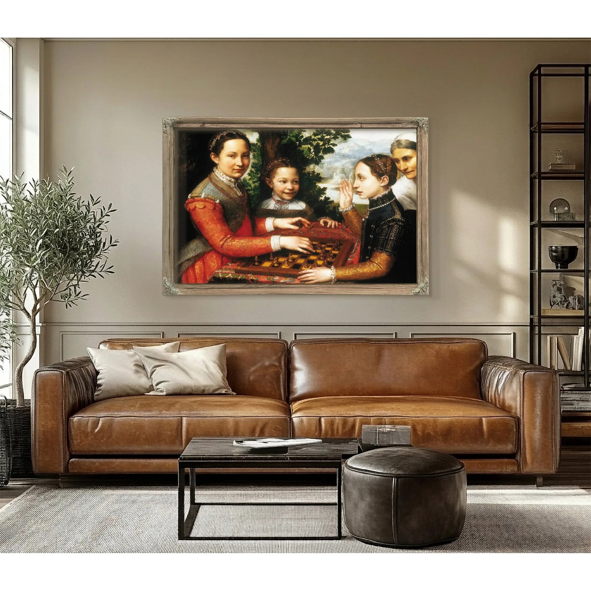 The Chess Game 1555 By Sofonisba Anguissola Fine Art Print