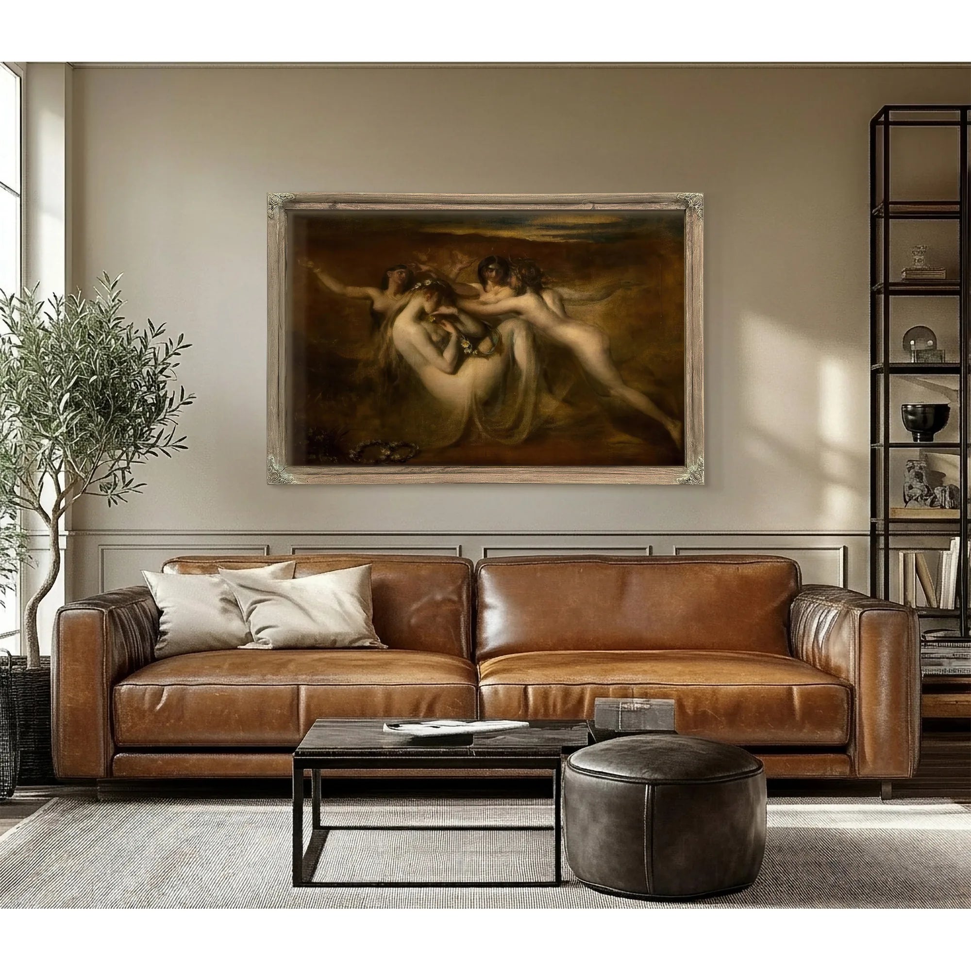 Sabrina And Her Nymphs By William Etty Fine Art Print