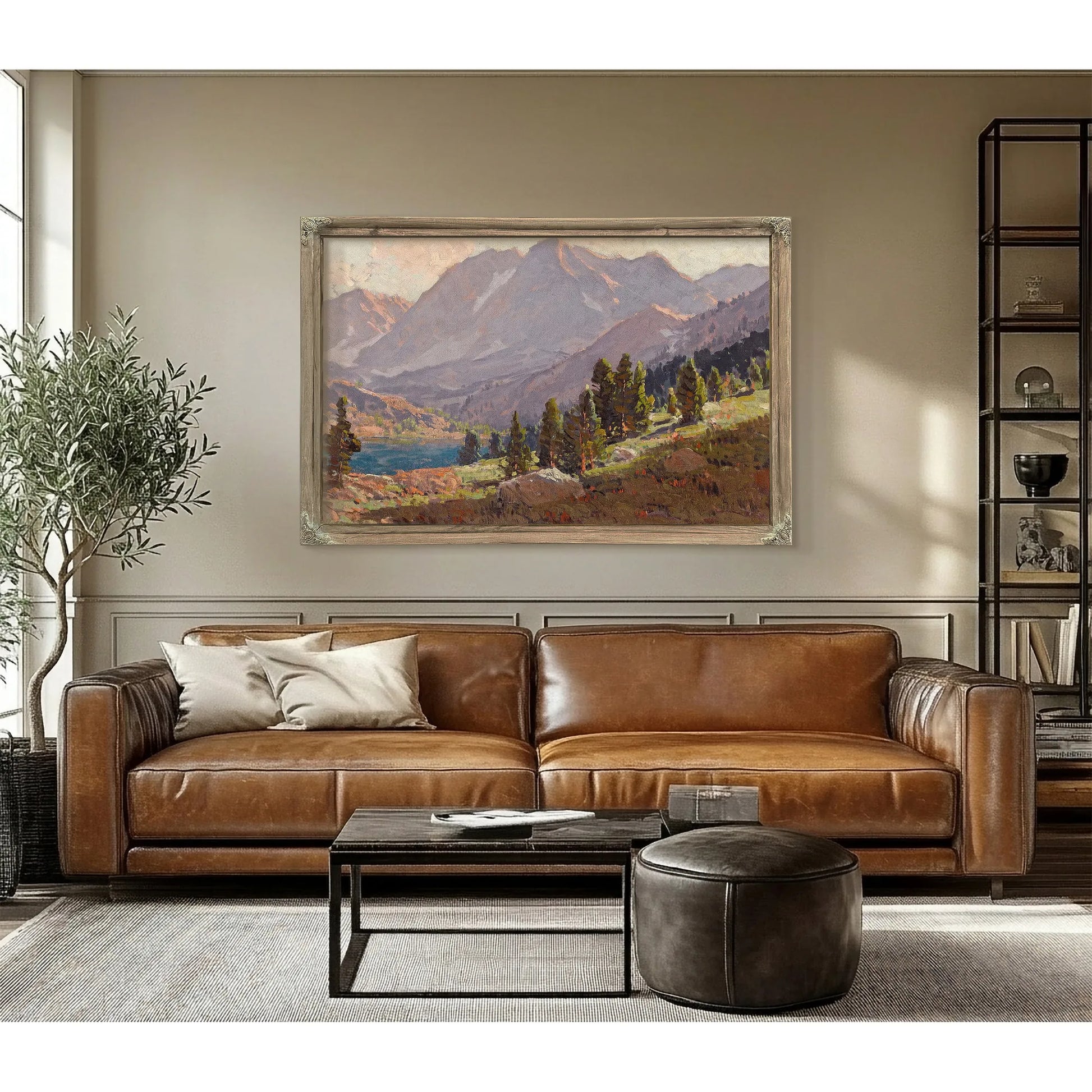 View At Sabrina Lake, Inyo County By Edgar Payne Fine Art Print
