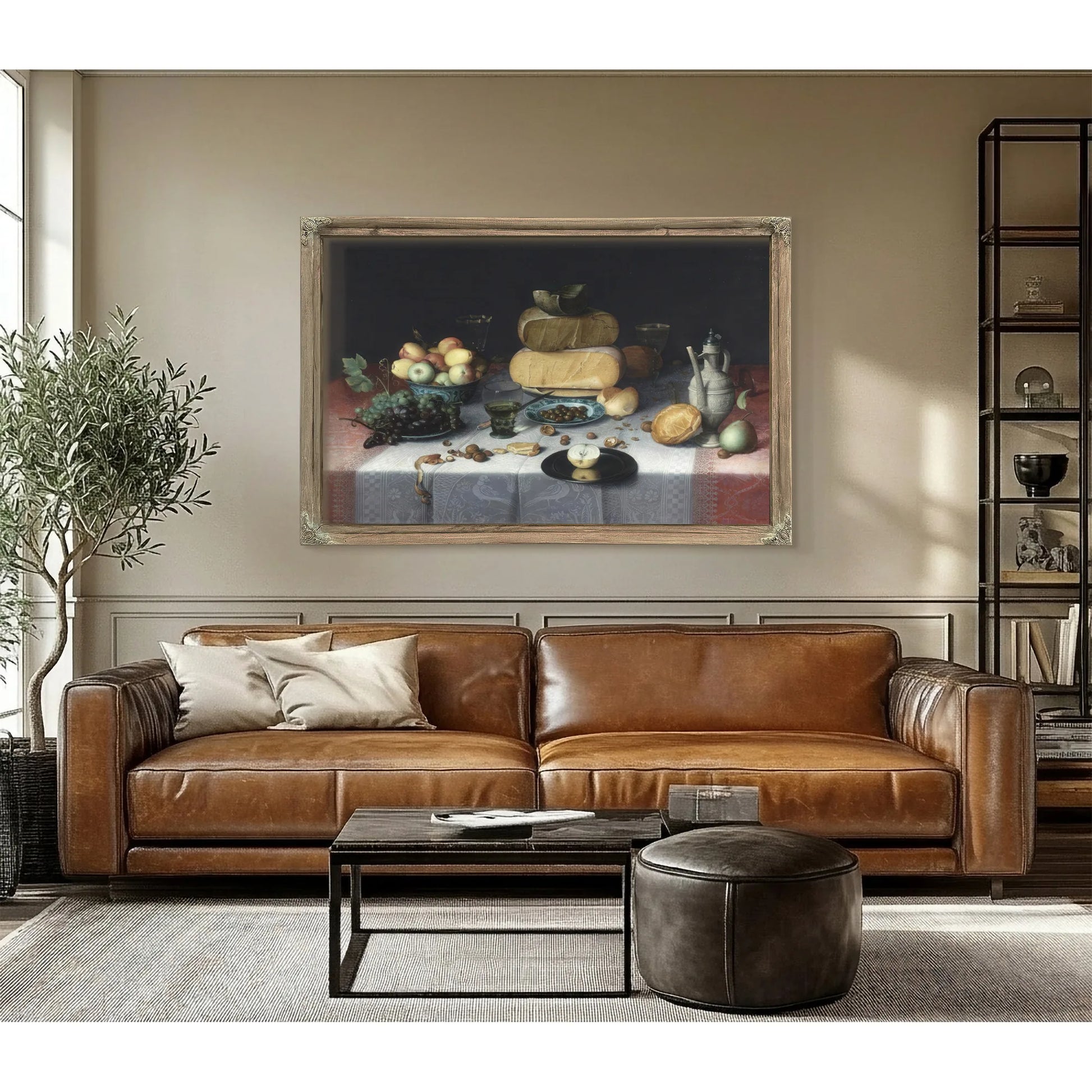 Still Life With Cheeses By Floris Claesz Van Dyck Fine Art Print