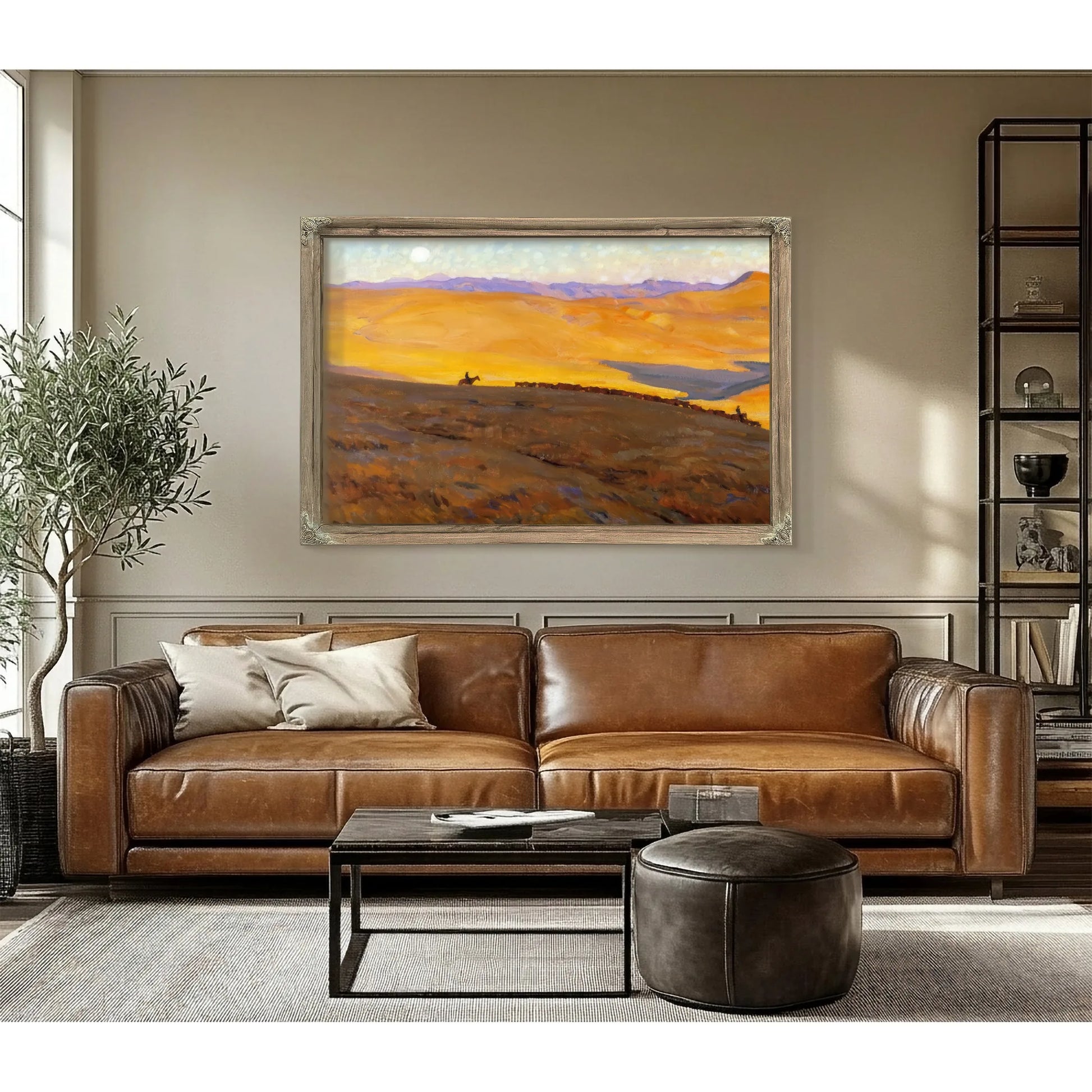 Cattle Country By Maynard Dixon Fine Art Print