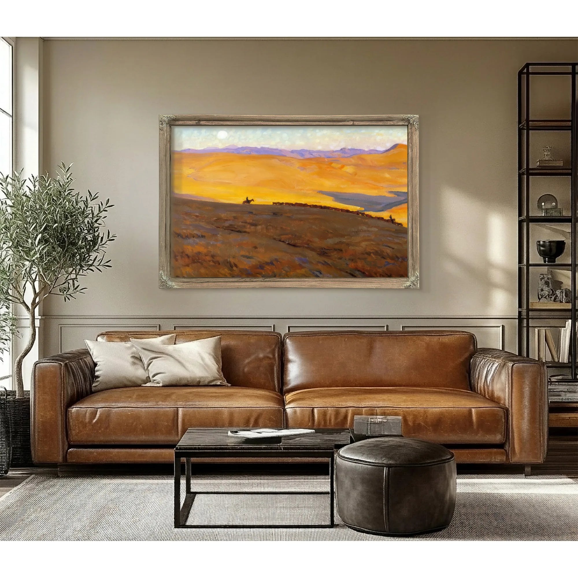 Cattle Country By Maynard Dixon Fine Art Print