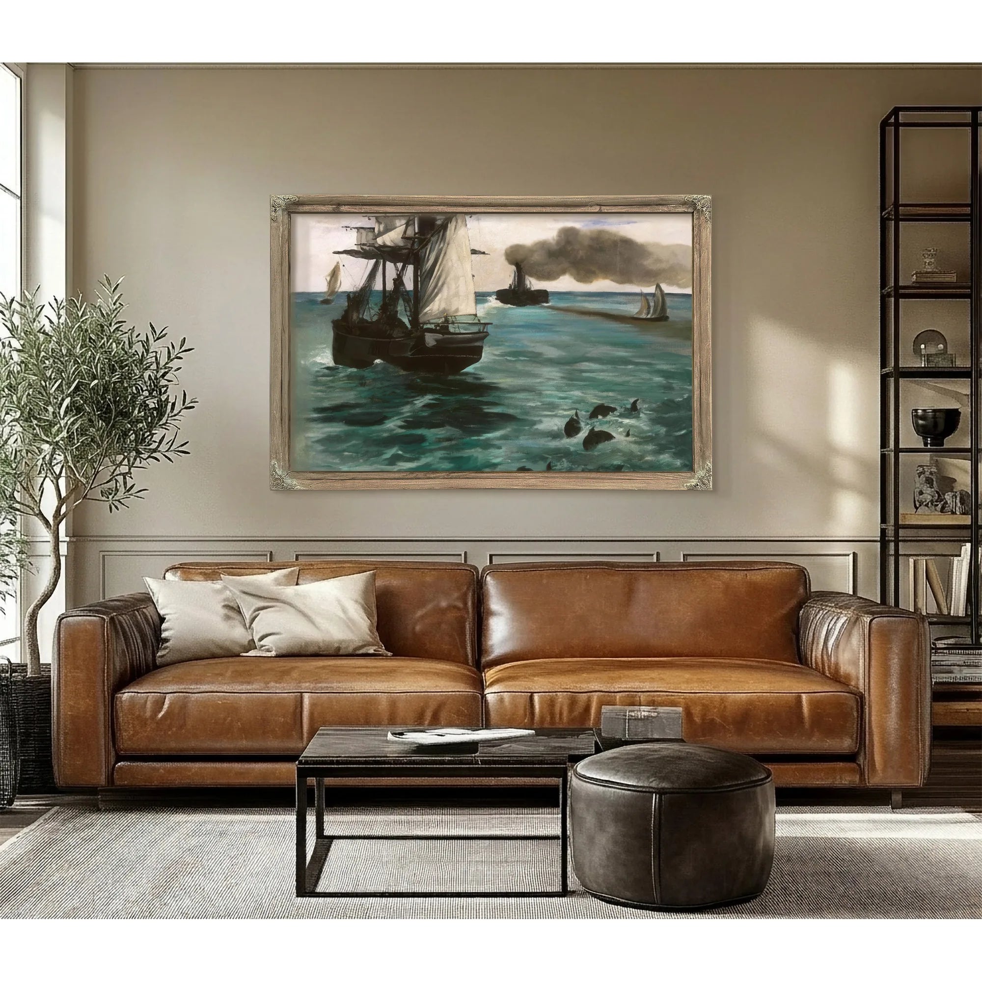 Marine View By Edouard Manet Fine Art Print