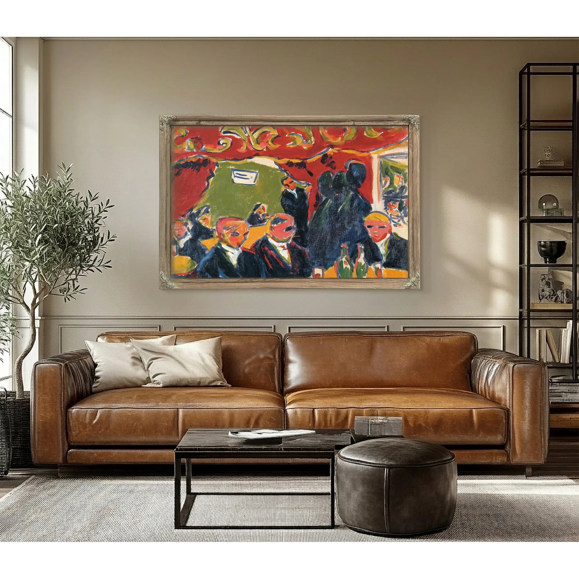 Wine Bar By Ernst Ludwig Kirchner Fine Art Print