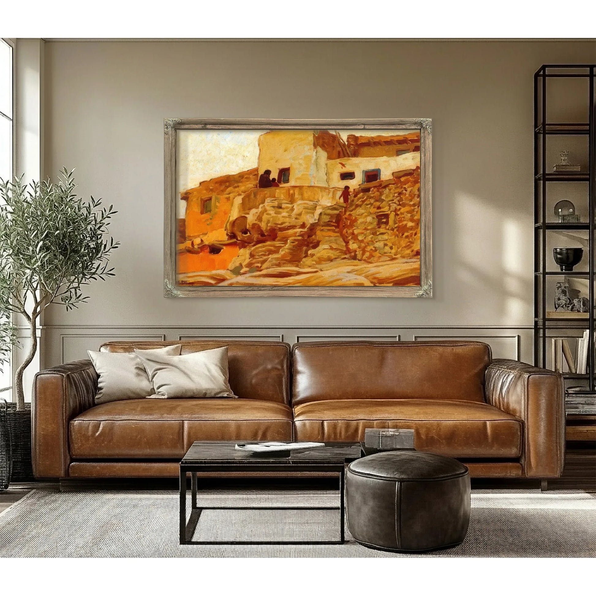Walls Of Walpi By Maynard Dixon Fine Art Print