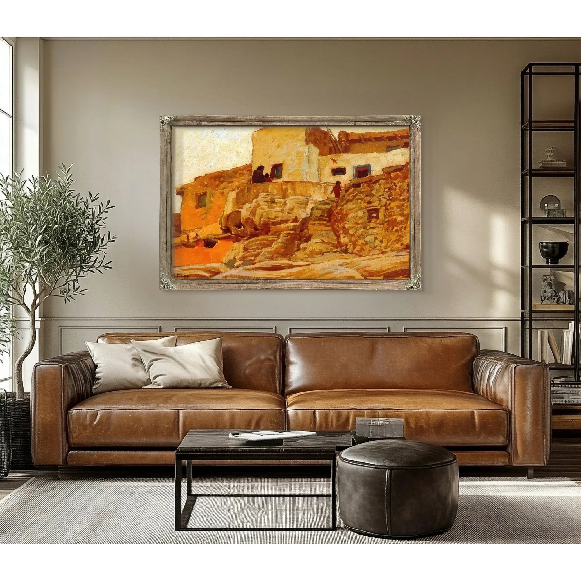 Walls Of Walpi By Maynard Dixon Fine Art Print