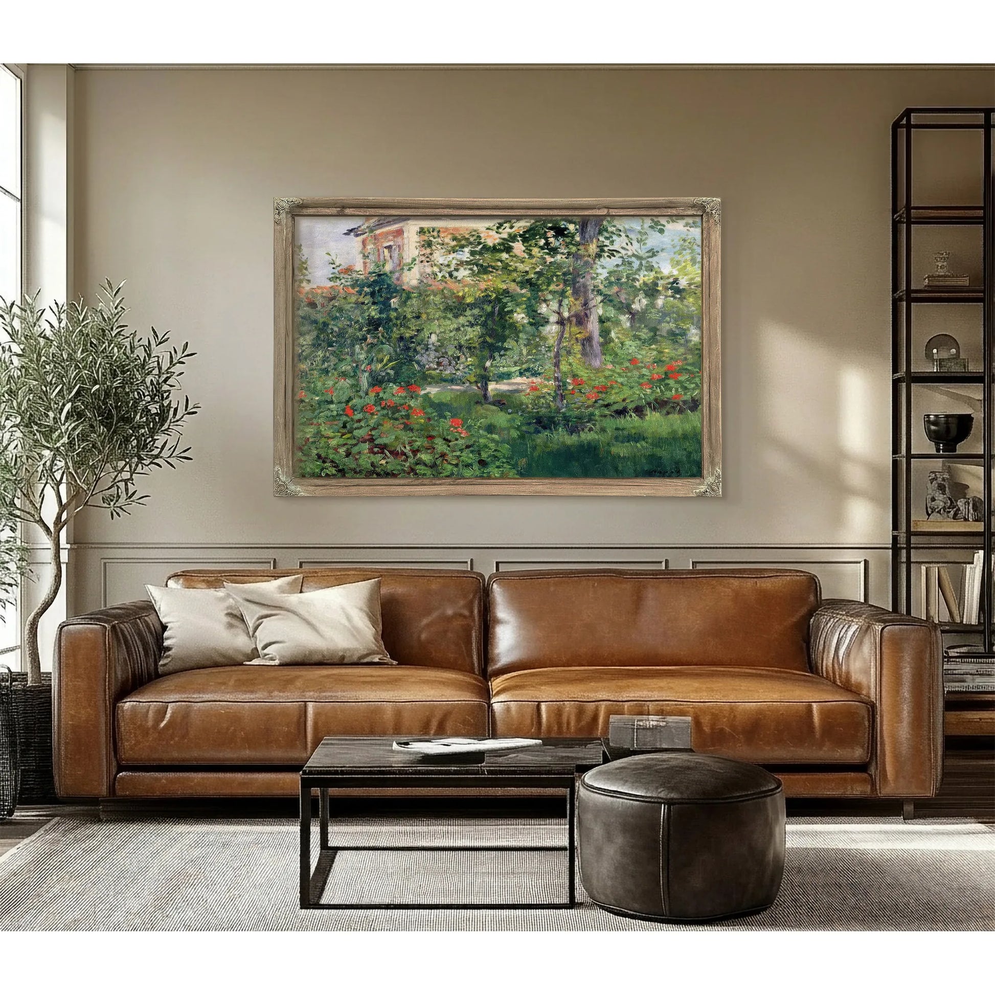 The Garden At Bellevue By Edouard Manet Fine Art Print