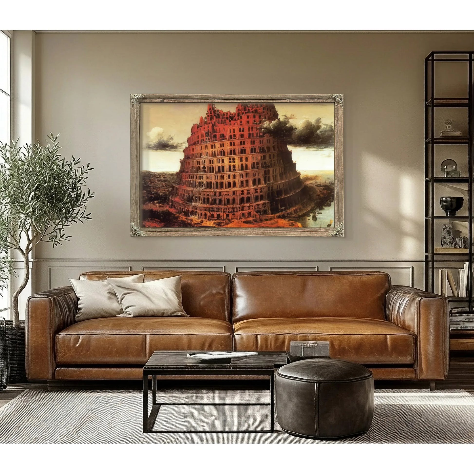 The Little Tower Of Babel 2 By Pieter Bruegel Fine Art Print