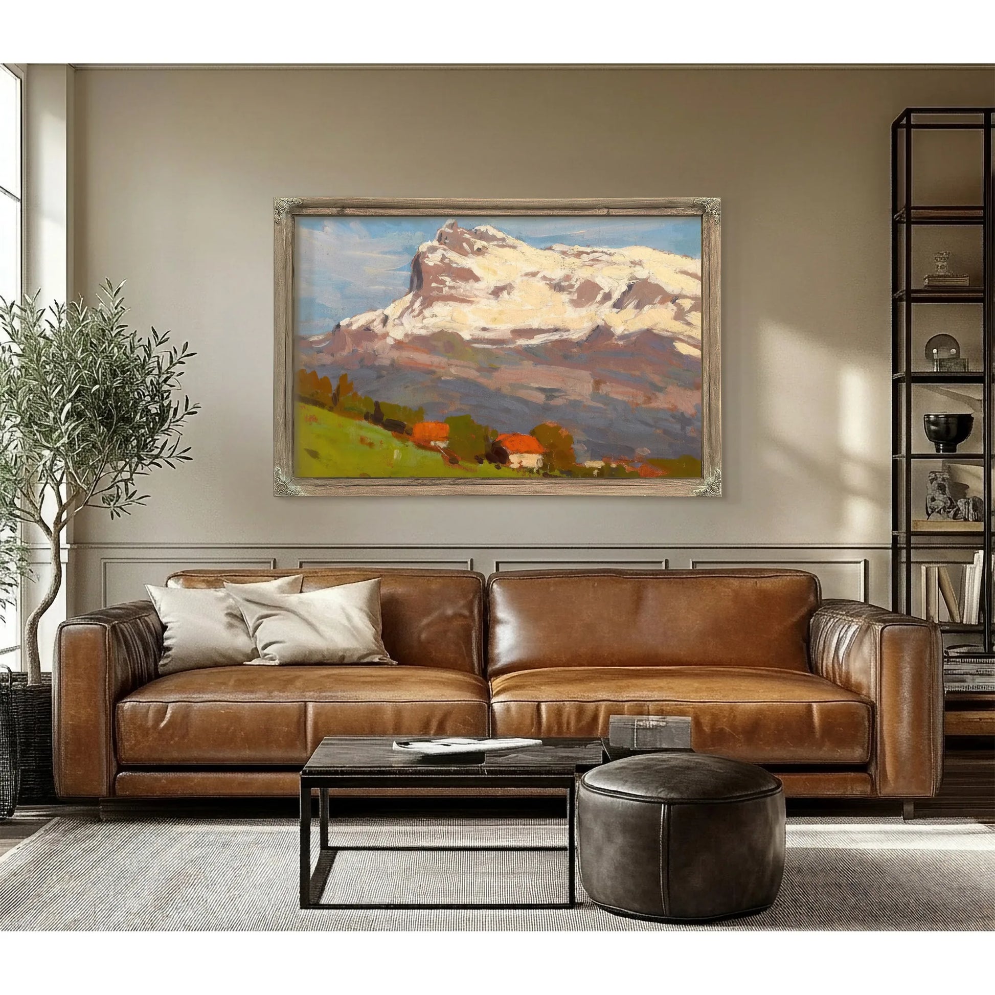 Saint Gervais, France By Edgar Payne Fine Art Print