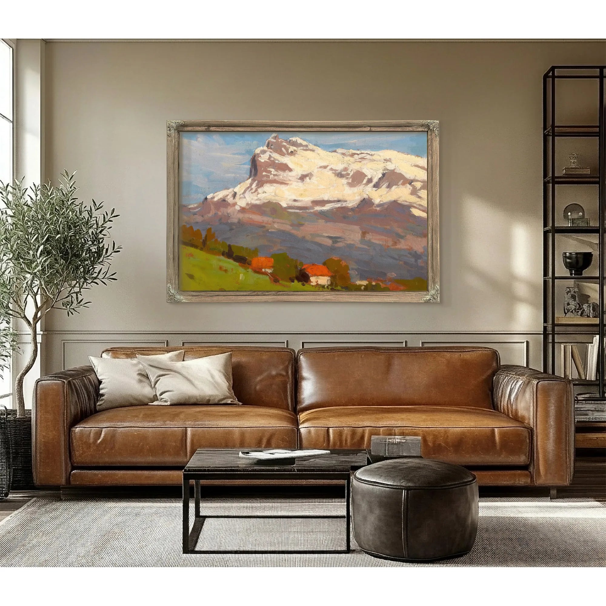 Saint Gervais, France By Edgar Payne Fine Art Print