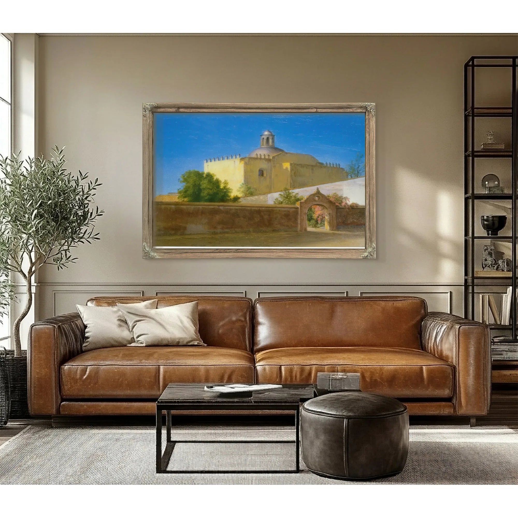 Church Of San Francisco By Frederic Edwin Church Fine Art Print