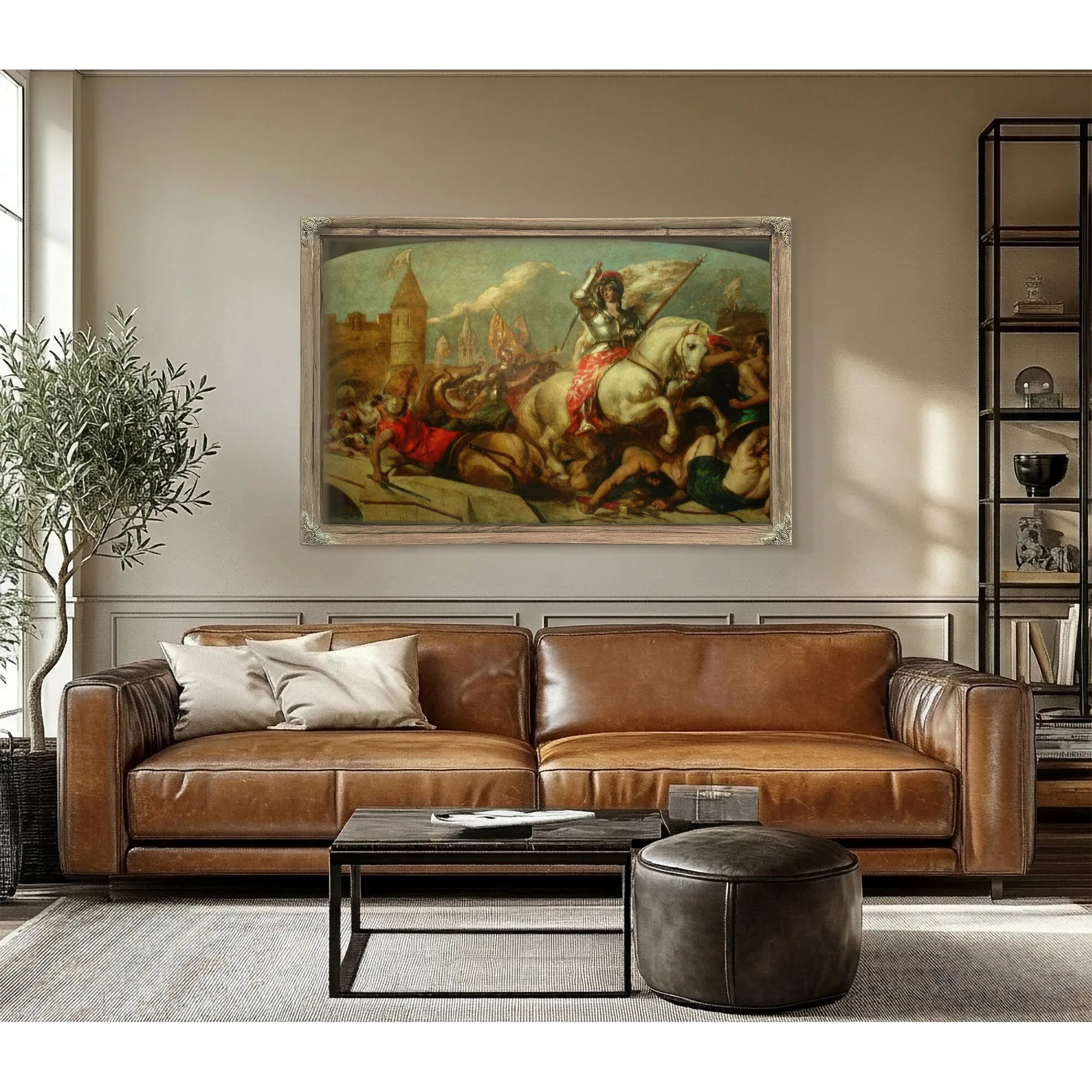 Jeanne D'arc Leaving Orleans By William Etty Fine Art Print