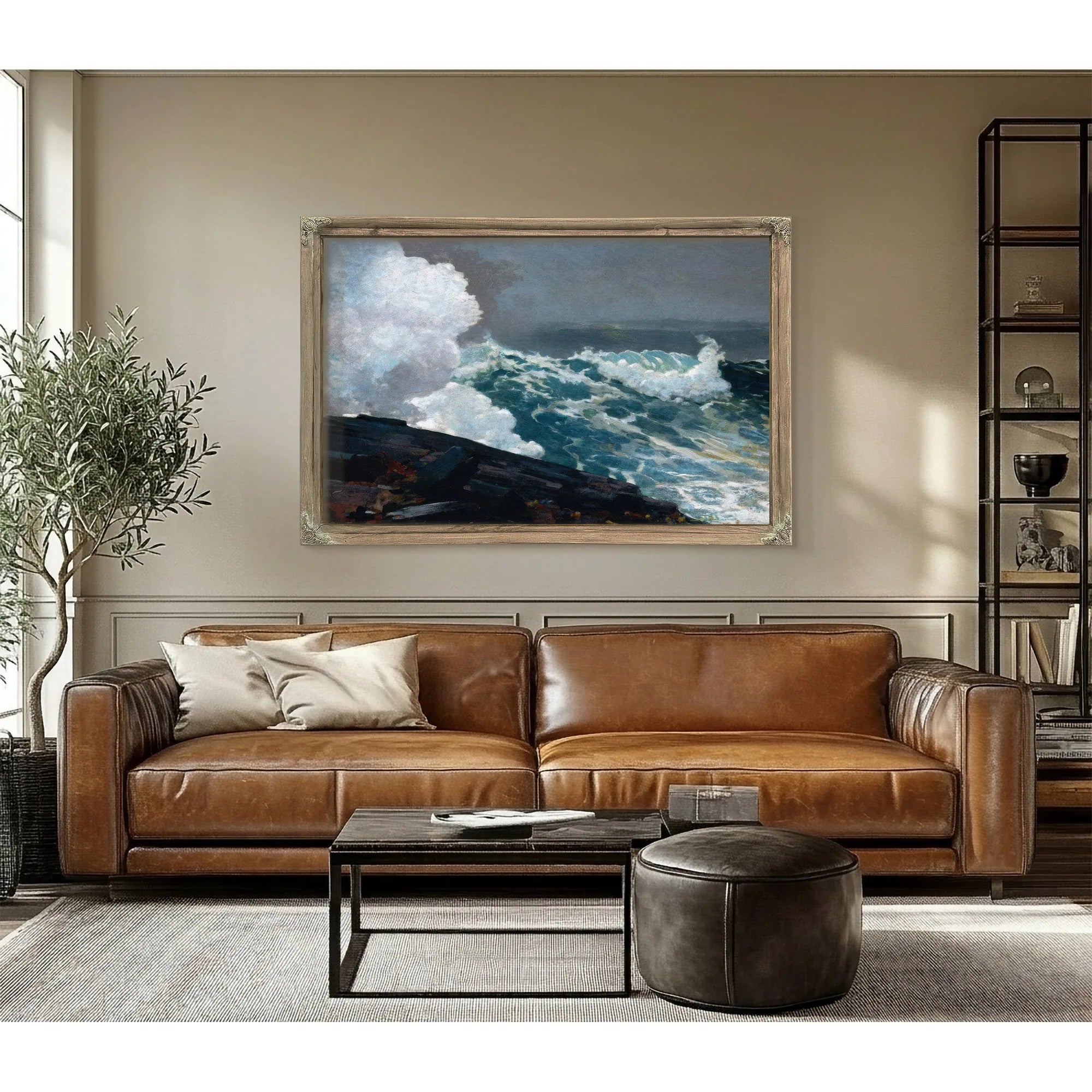 Northeaster 1901 By Winslow Homer Fine Art Print