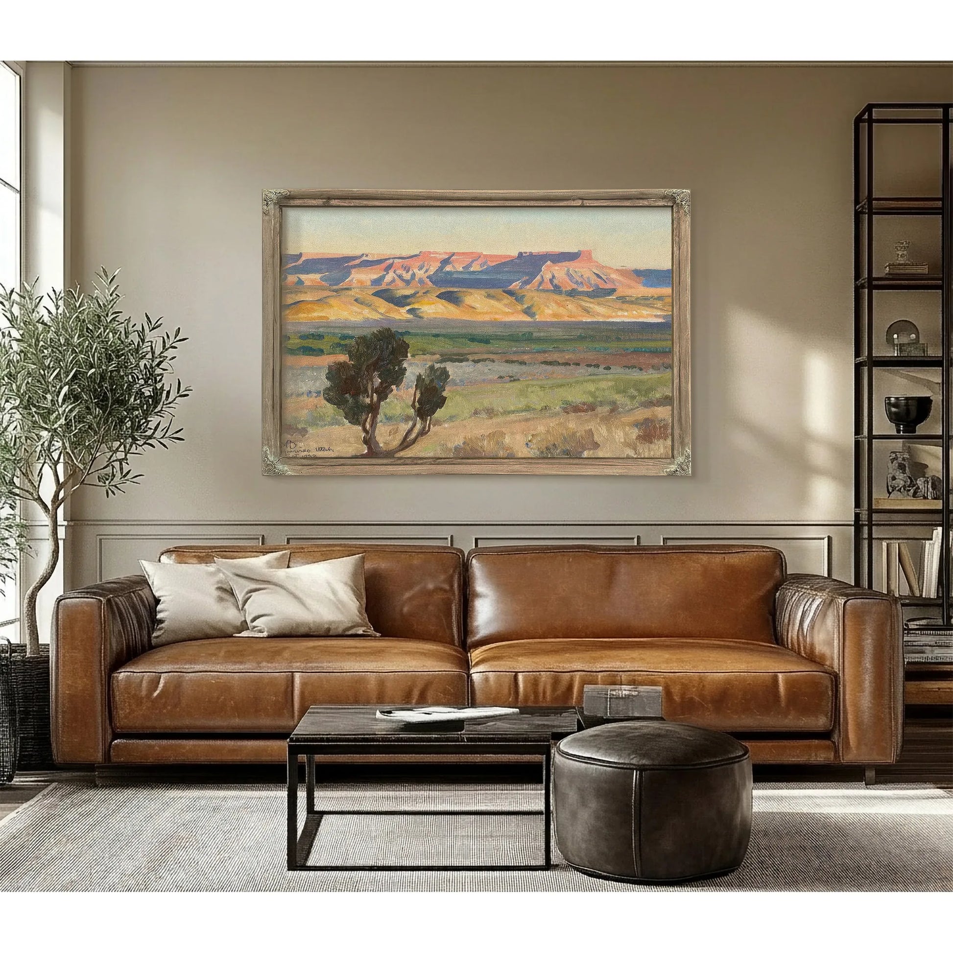 Fields Of Toquerville Utah By Maynard Dixon Fine Art Print
