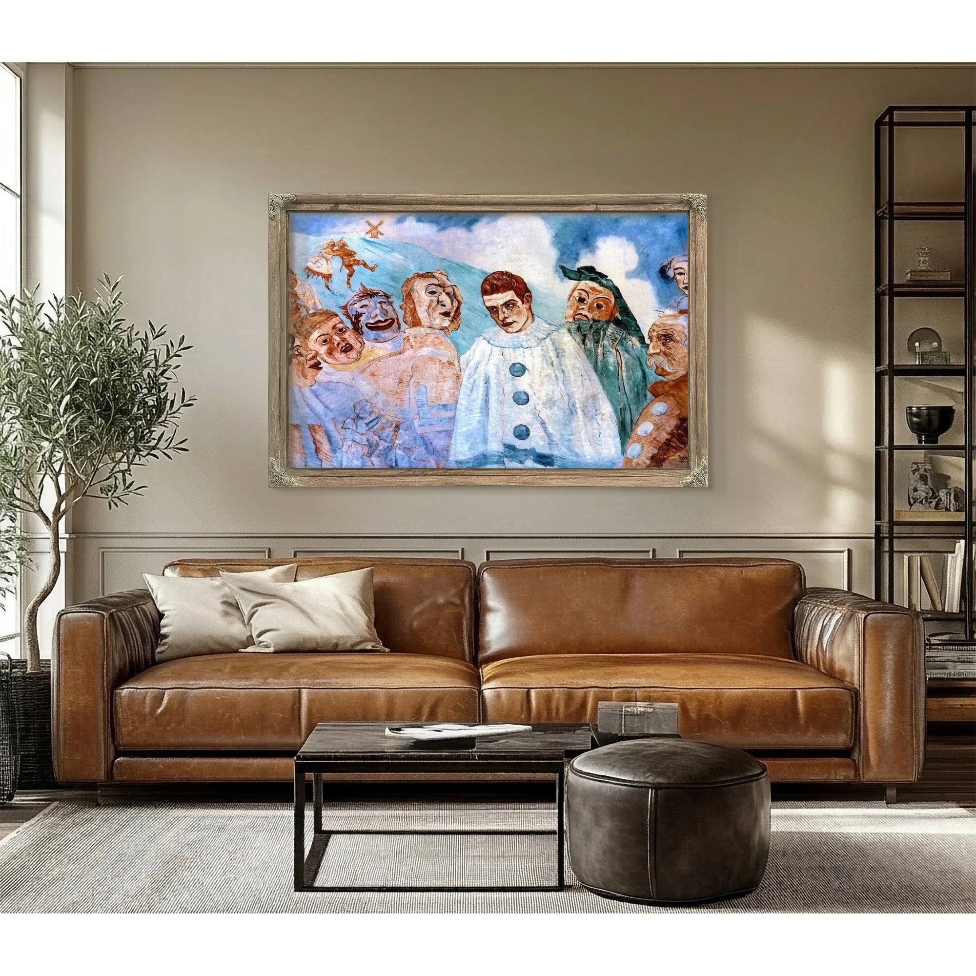 The Despair Of Pierrot By James Ensor Fine Art Print