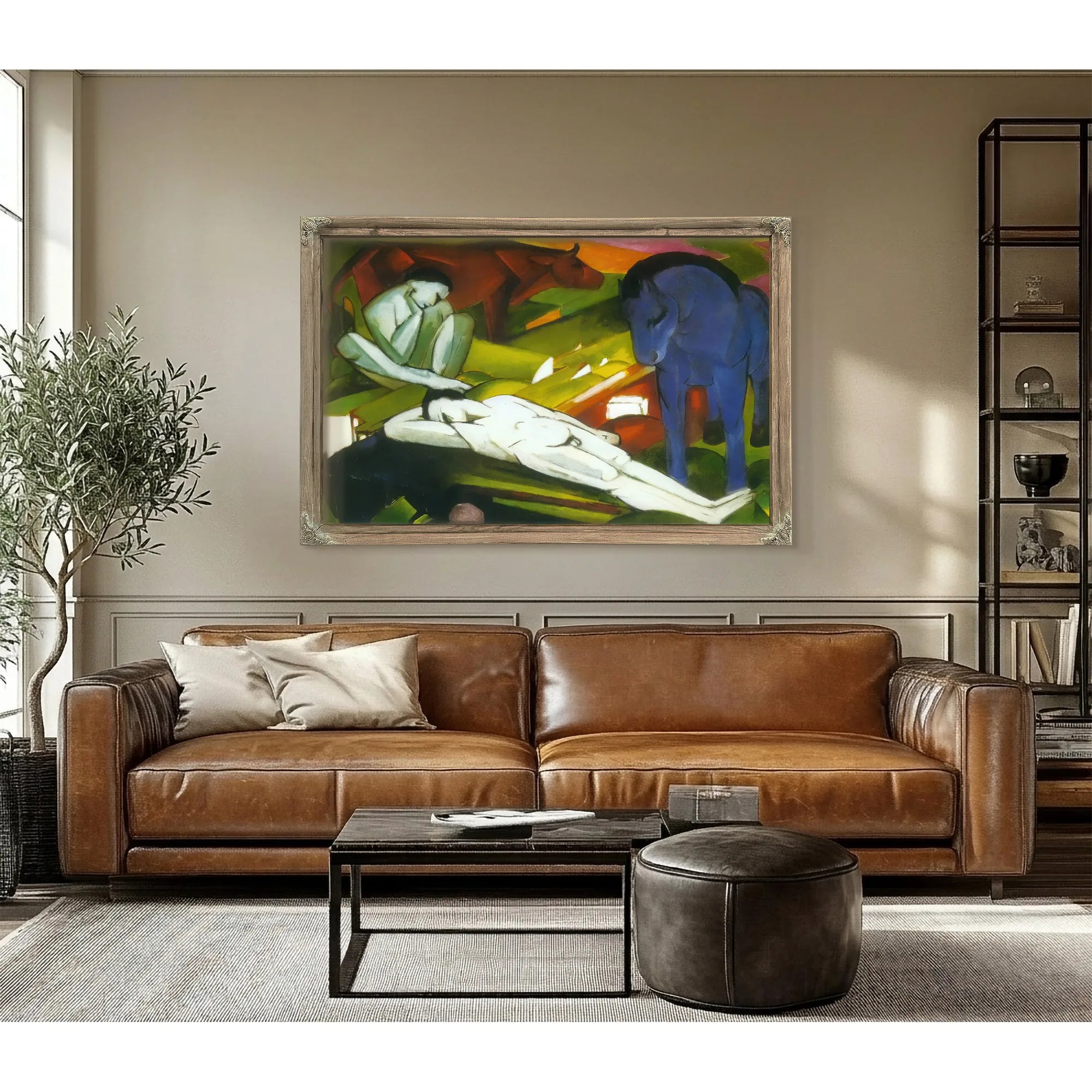 Sheperds By Franz Marc Fine Art Print