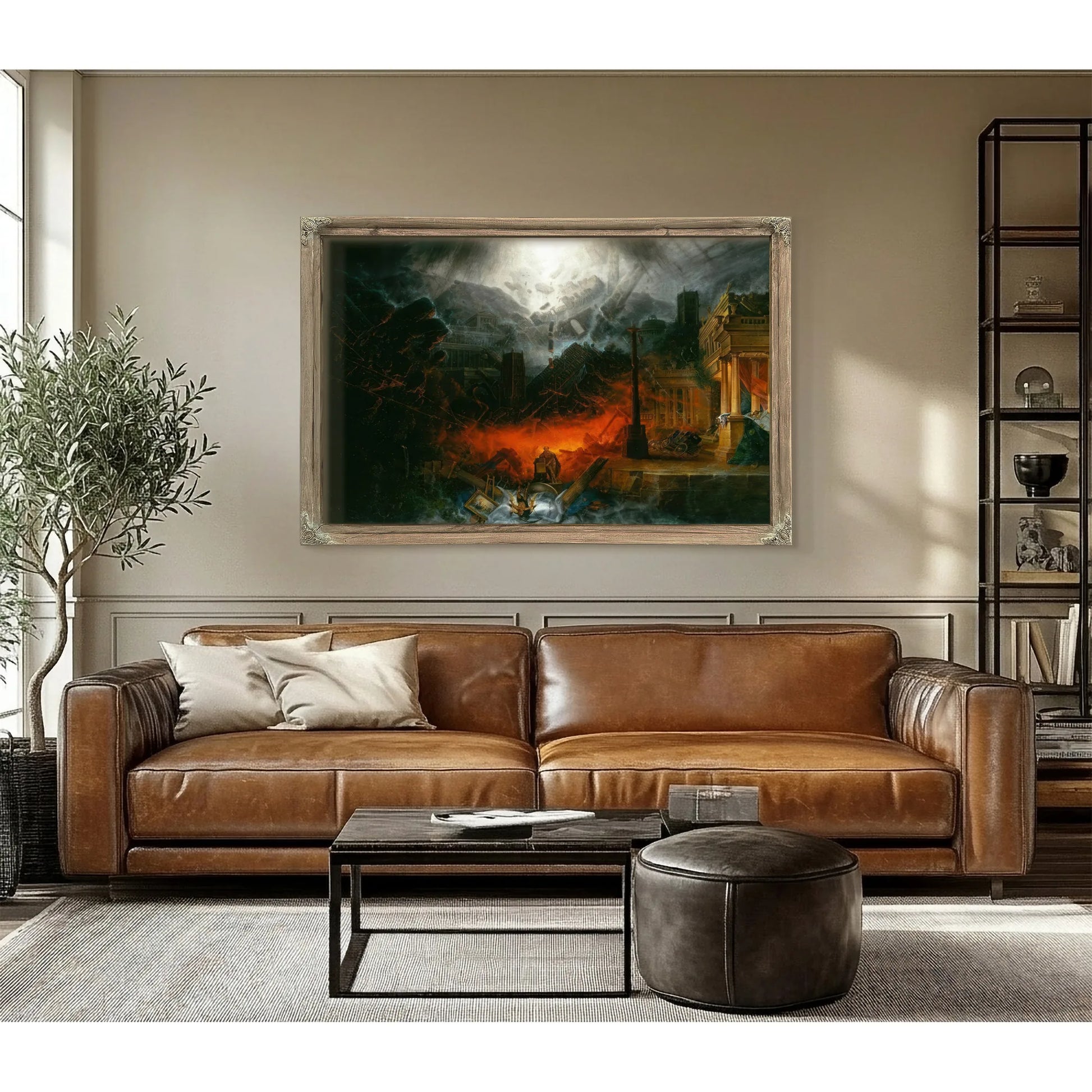 The Edge Of Doom By Colman Samuel Fine Art Print