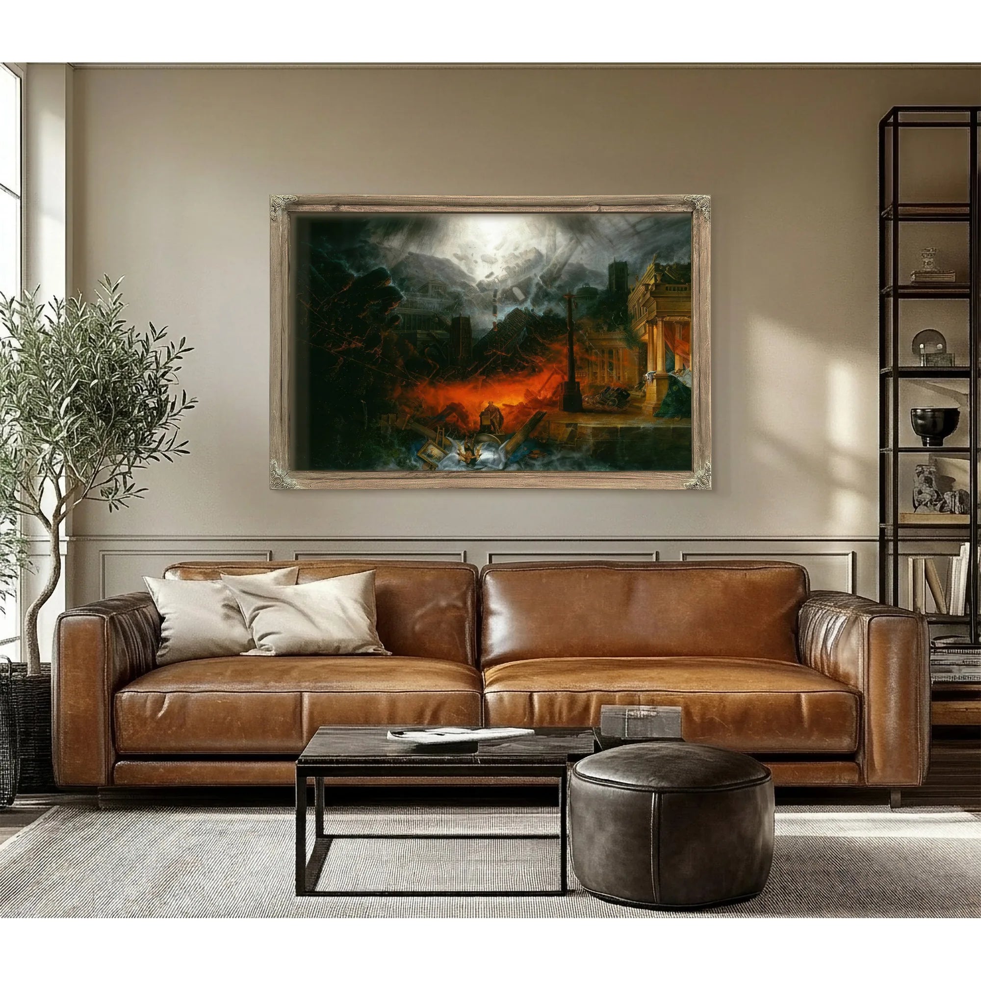 The Edge Of Doom By Colman Samuel Fine Art Print