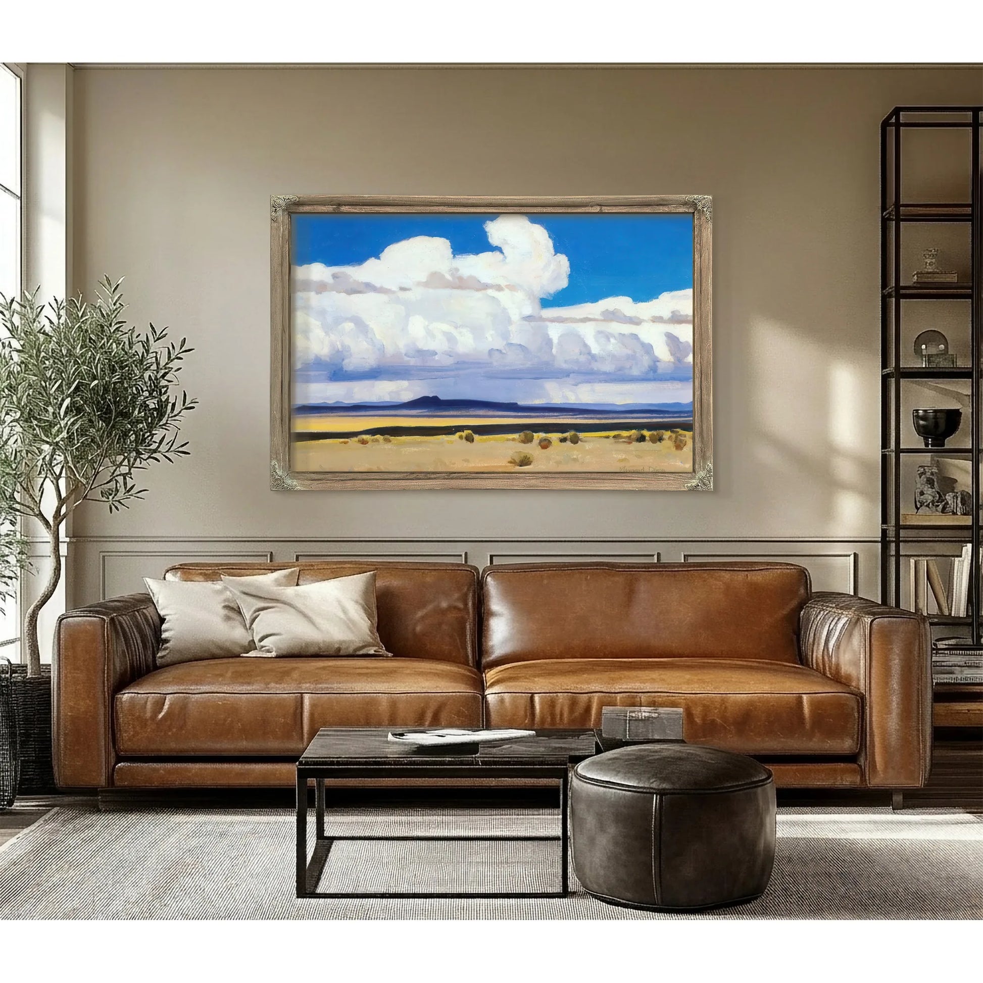 Summer Clouds New Mexico By Maynard Dixon Fine Art Print