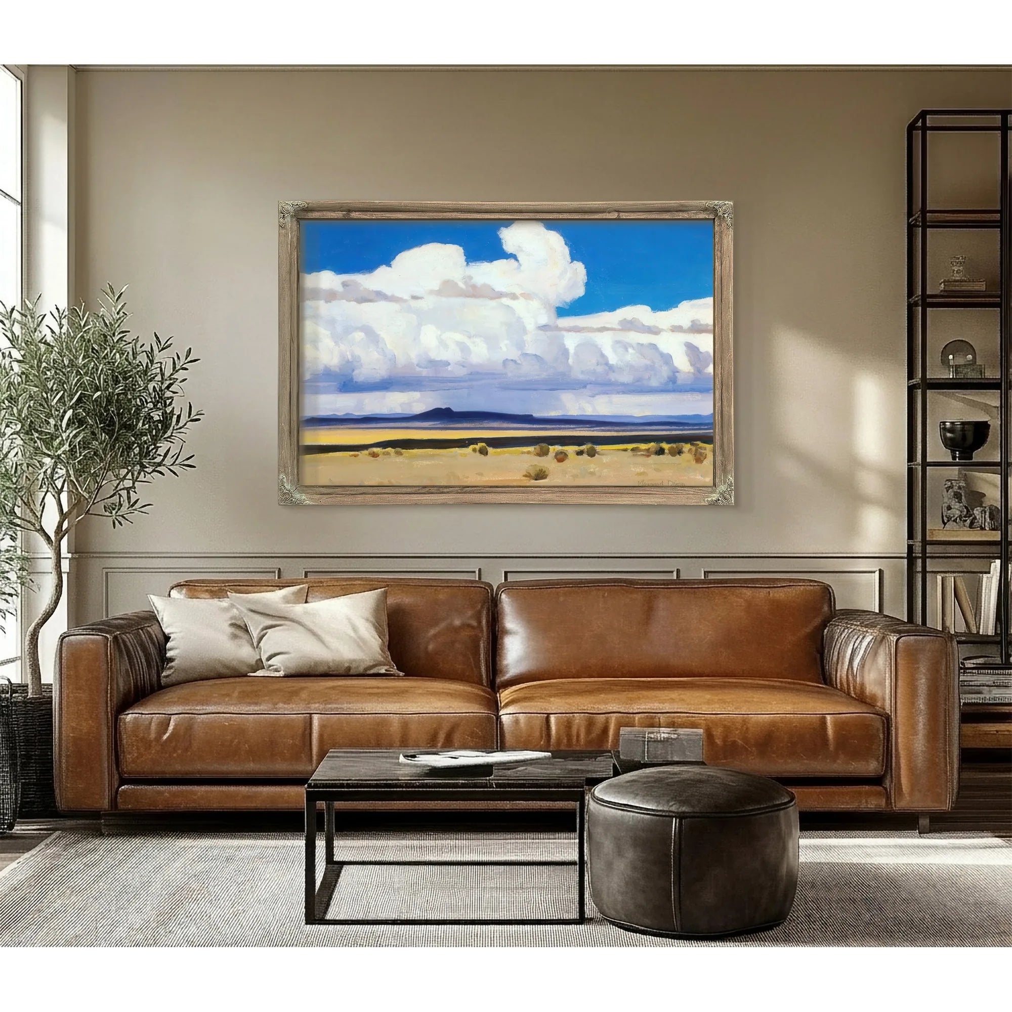 Summer Clouds New Mexico By Maynard Dixon Fine Art Print