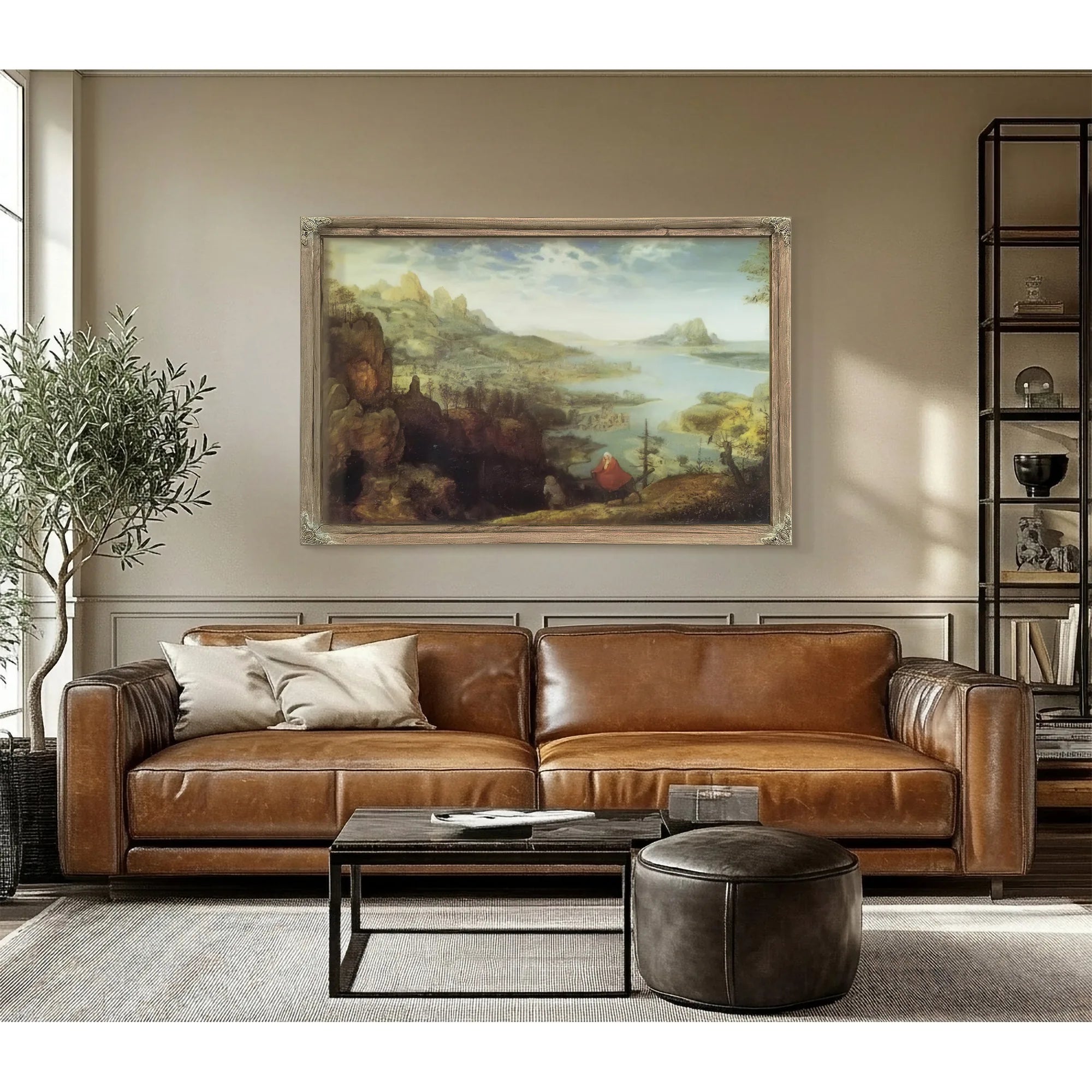 Landscape With The Flight Into Egypt By 1563 By Pieter Bruegel Fine Art Print