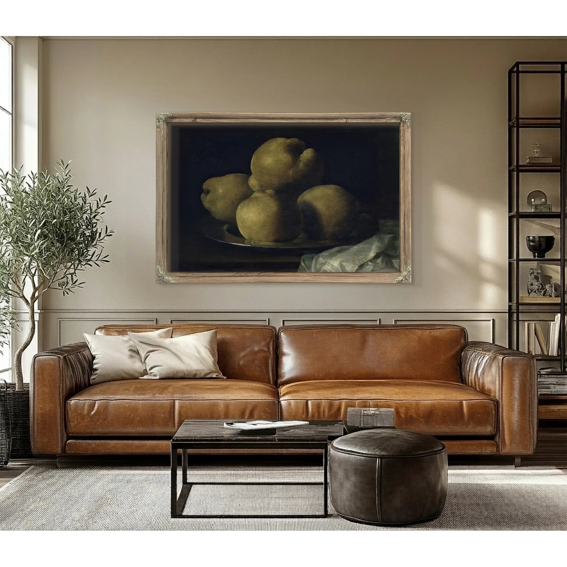 Natura Morta Amb Plat De Codonys By Francisco De Zurbaran Fine Art Print