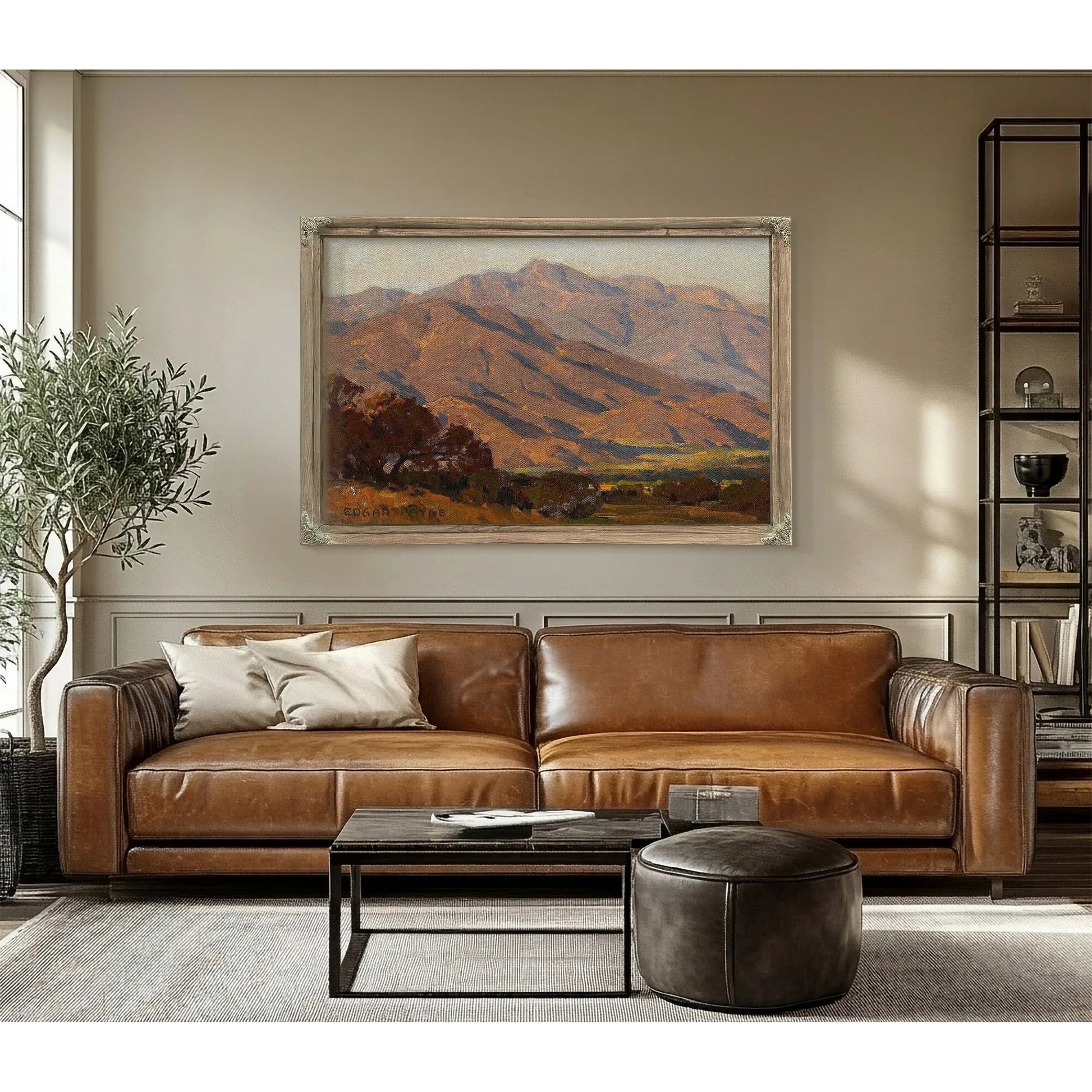 California Hills By Edgar Payne Fine Art Print
