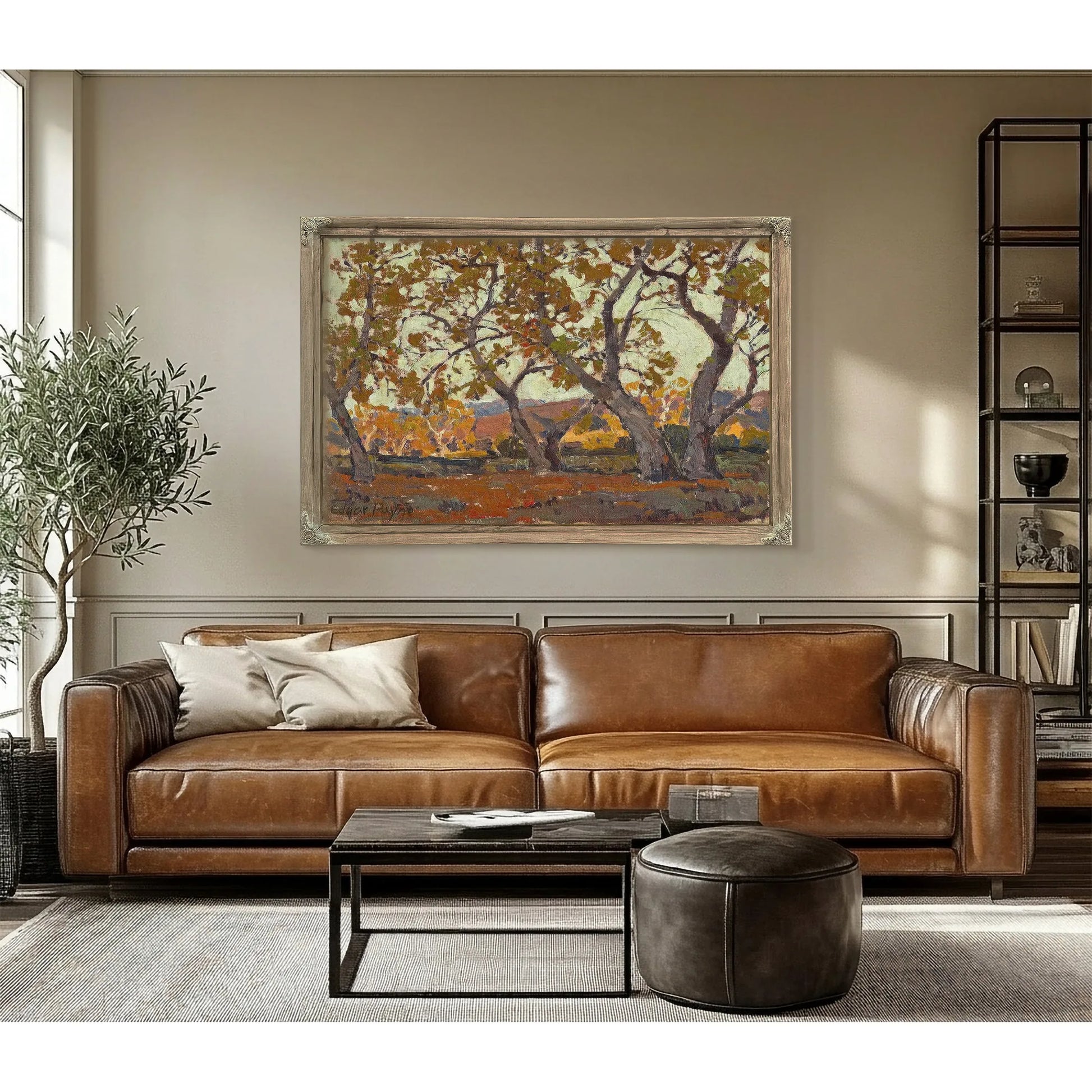 In The Canyon, Believed To Be Laguna Canyon By Edgar Payne Fine Art Print