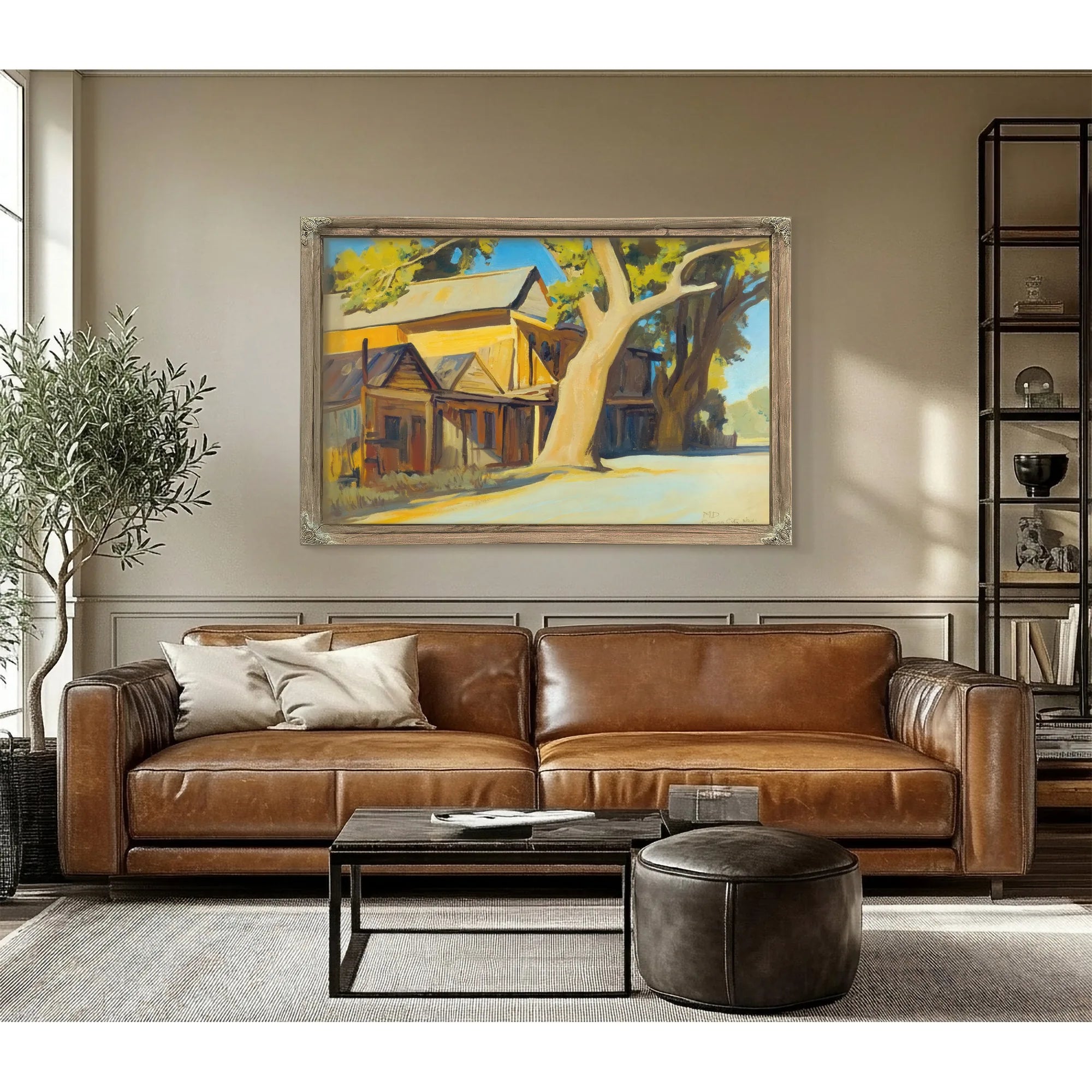 Old Chinatown By Maynard Dixon Fine Art Print