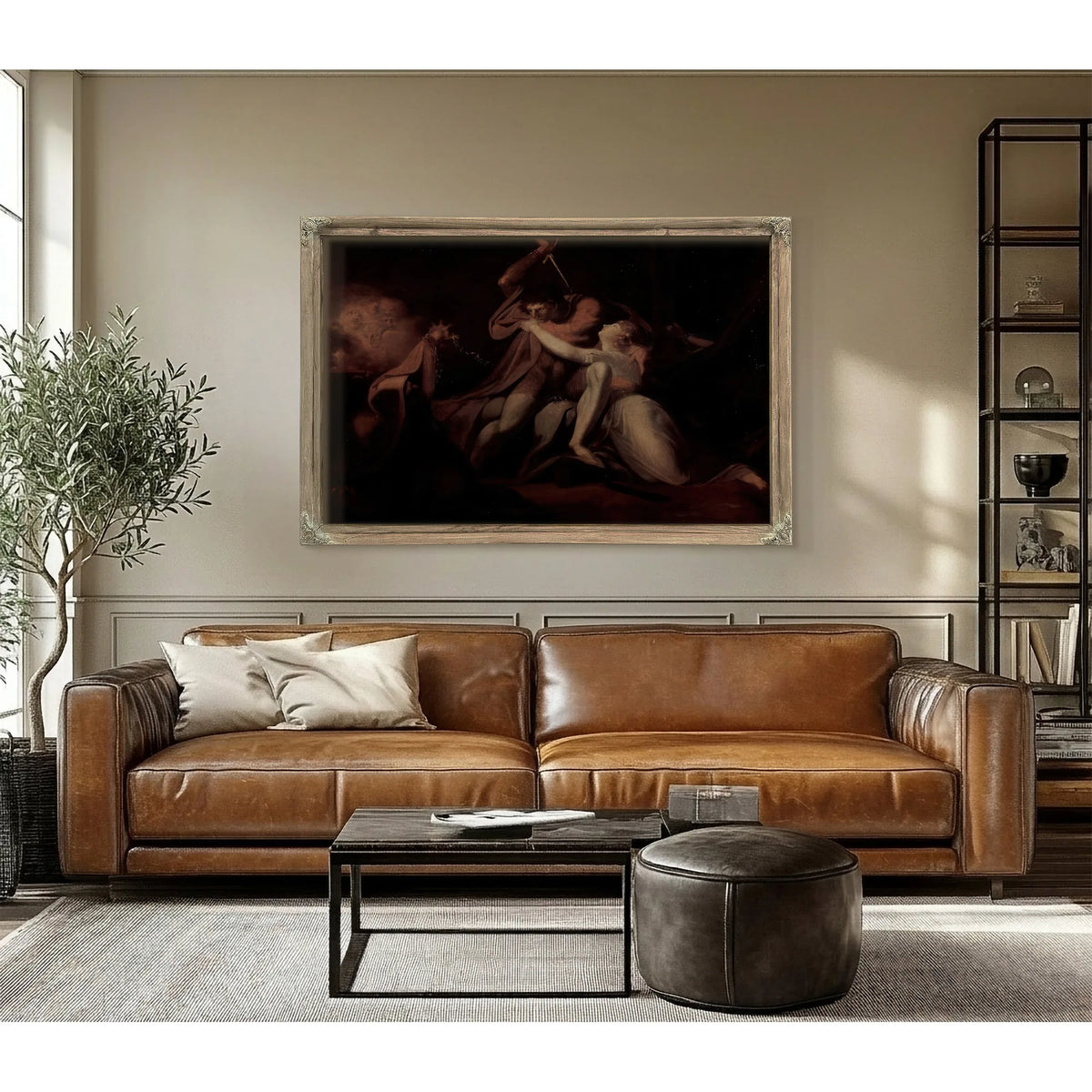Percival Delivering Belisane From The Enchantment Of Urma By Henry Fuseli Fine Art Print