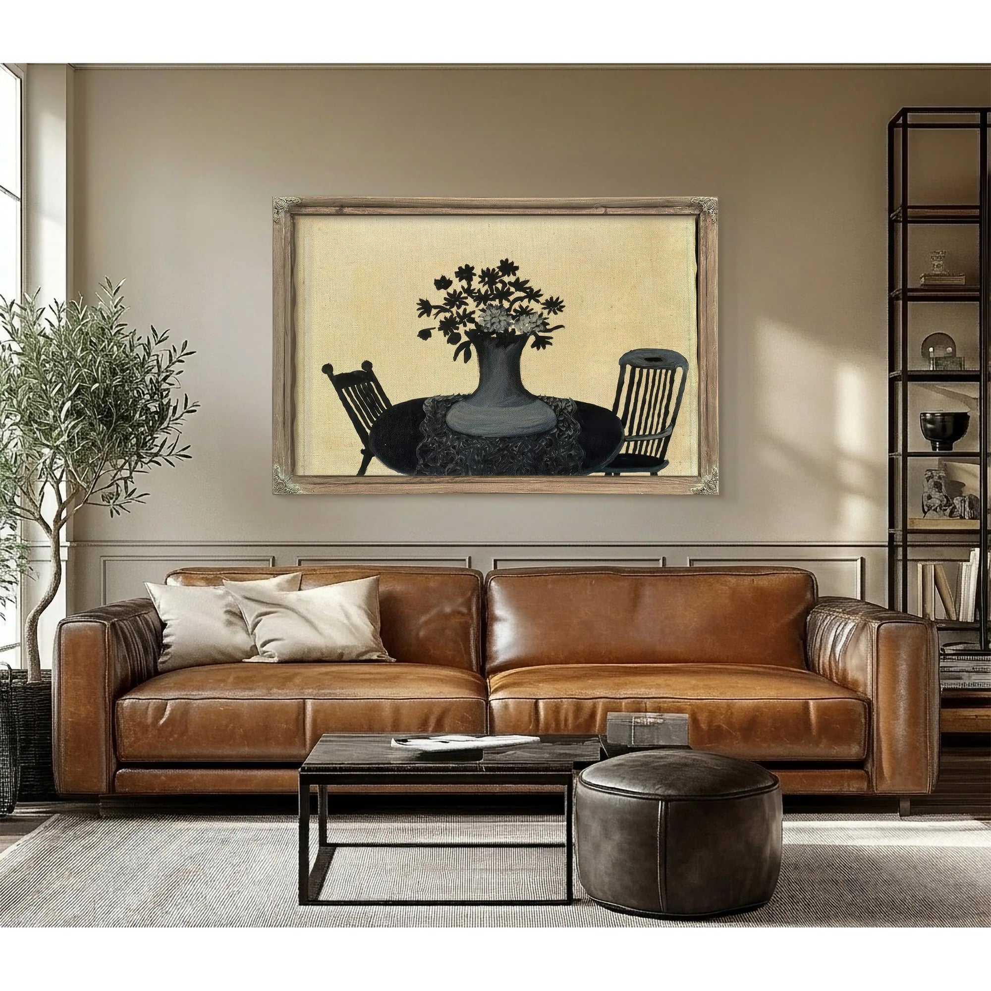 Chairs By Horace Pippin Fine Art Print