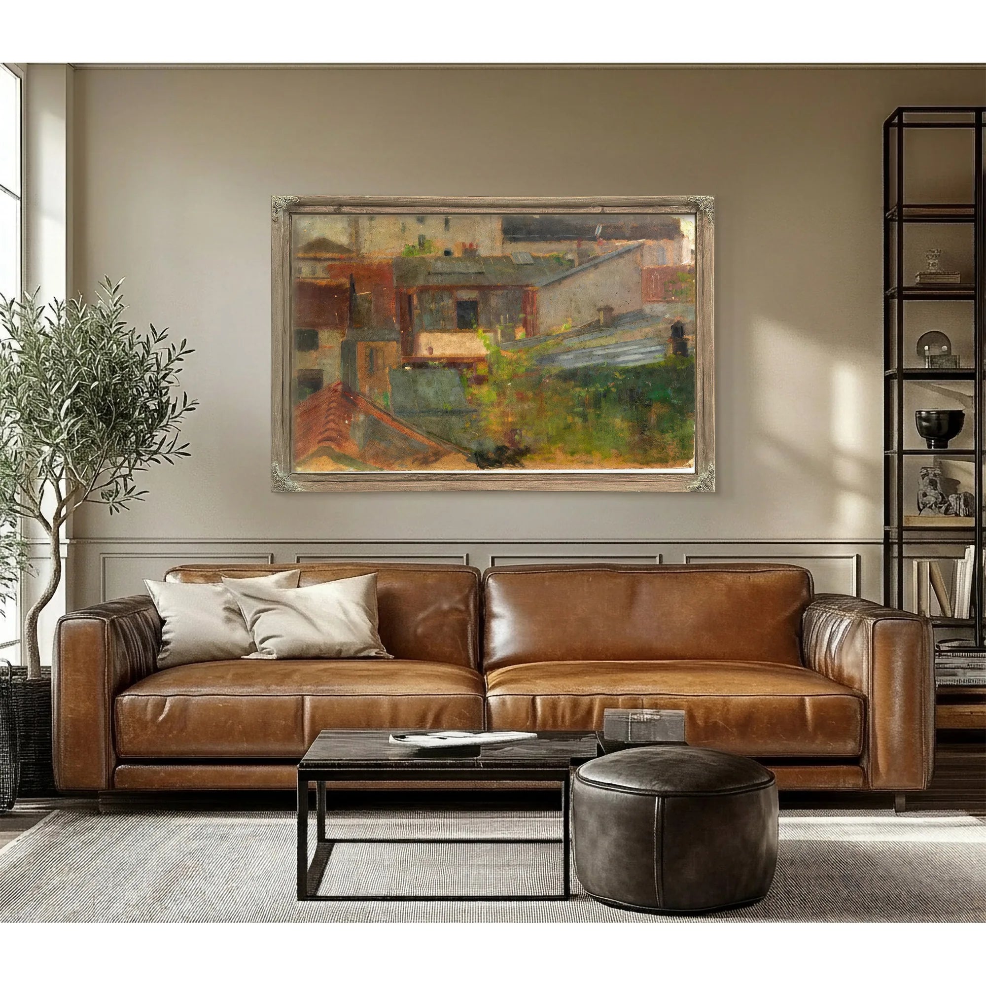 Rooftops By Alice Pike Barney Fine Art Print