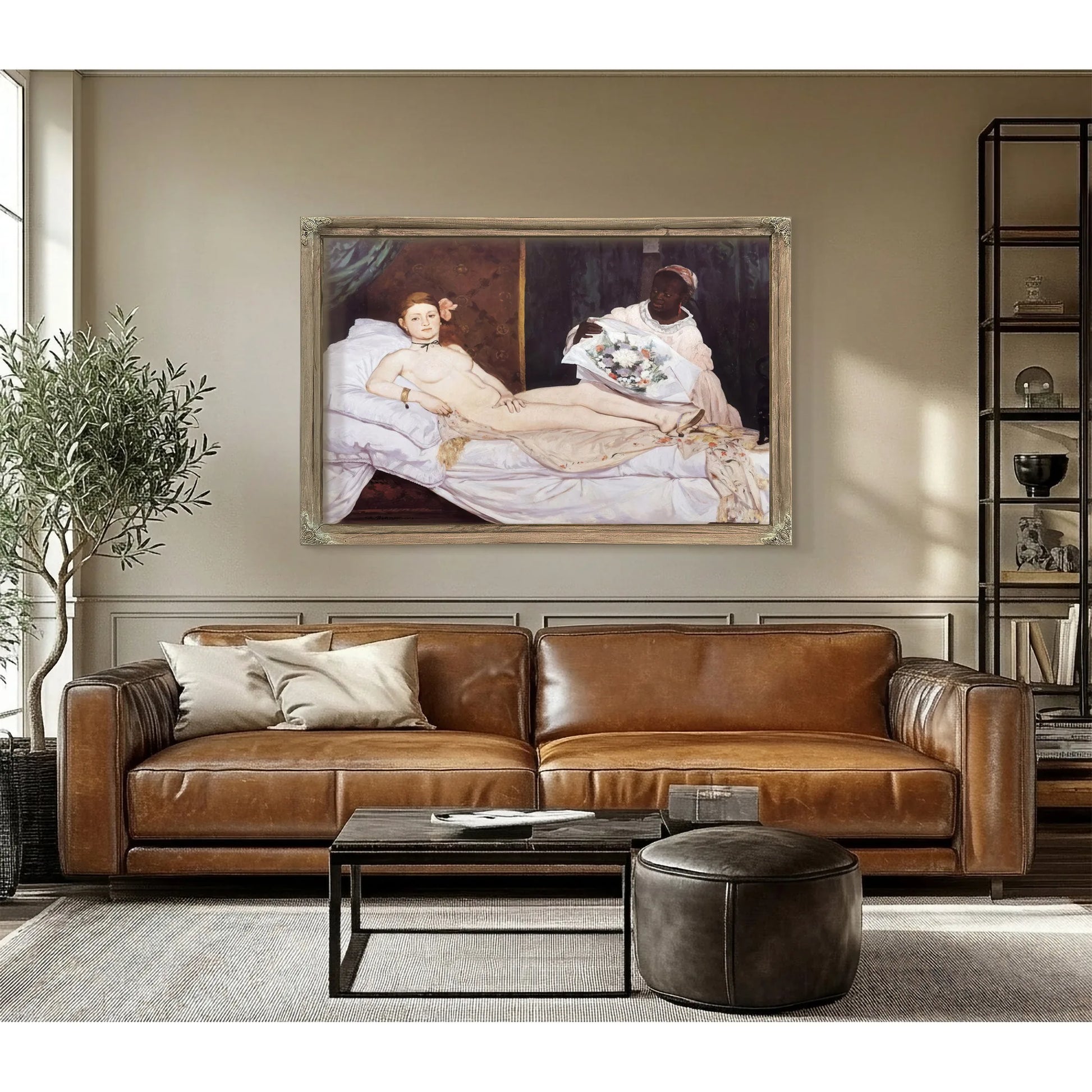 Olympia 1863 By Edouard Manet Fine Art Print