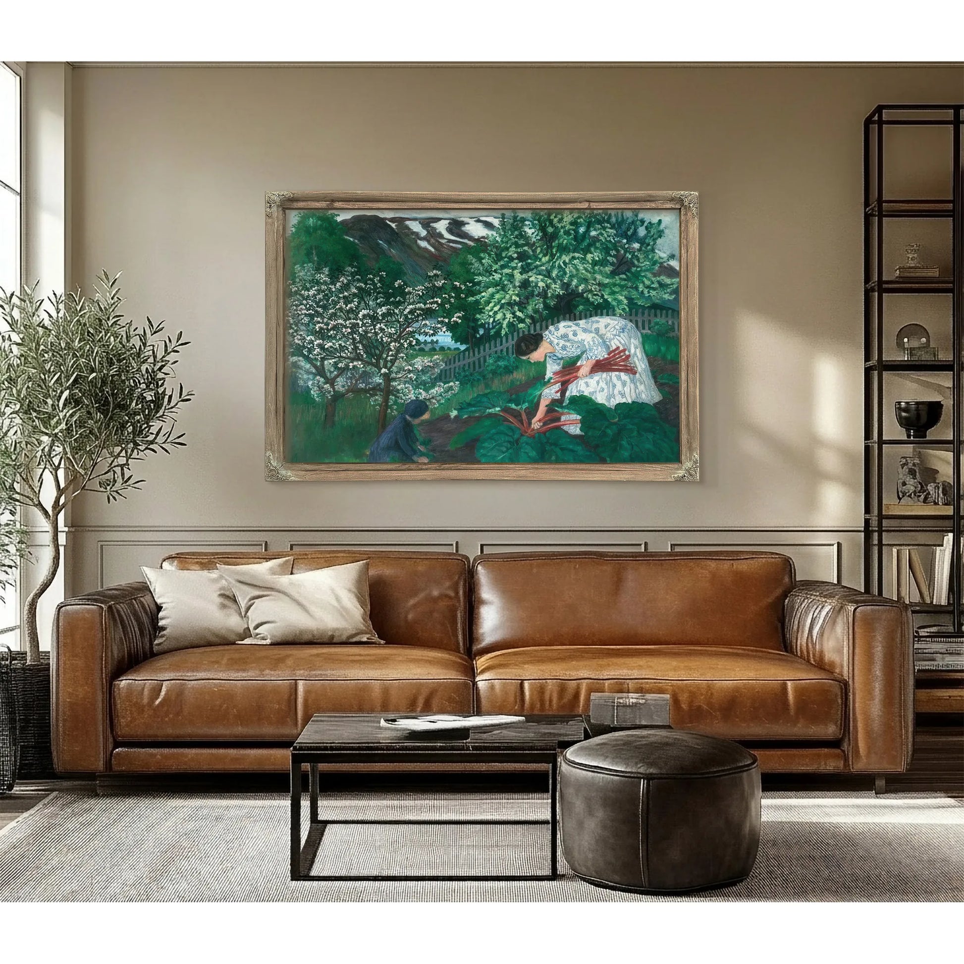 Rhubarb By Nicolai Astrup Fine Art Print