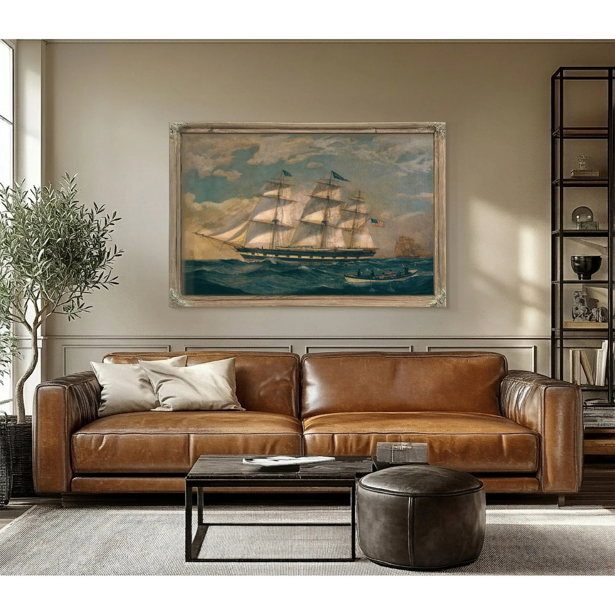 Houqua (Whaling) By Birch Thomas Fine Art Print