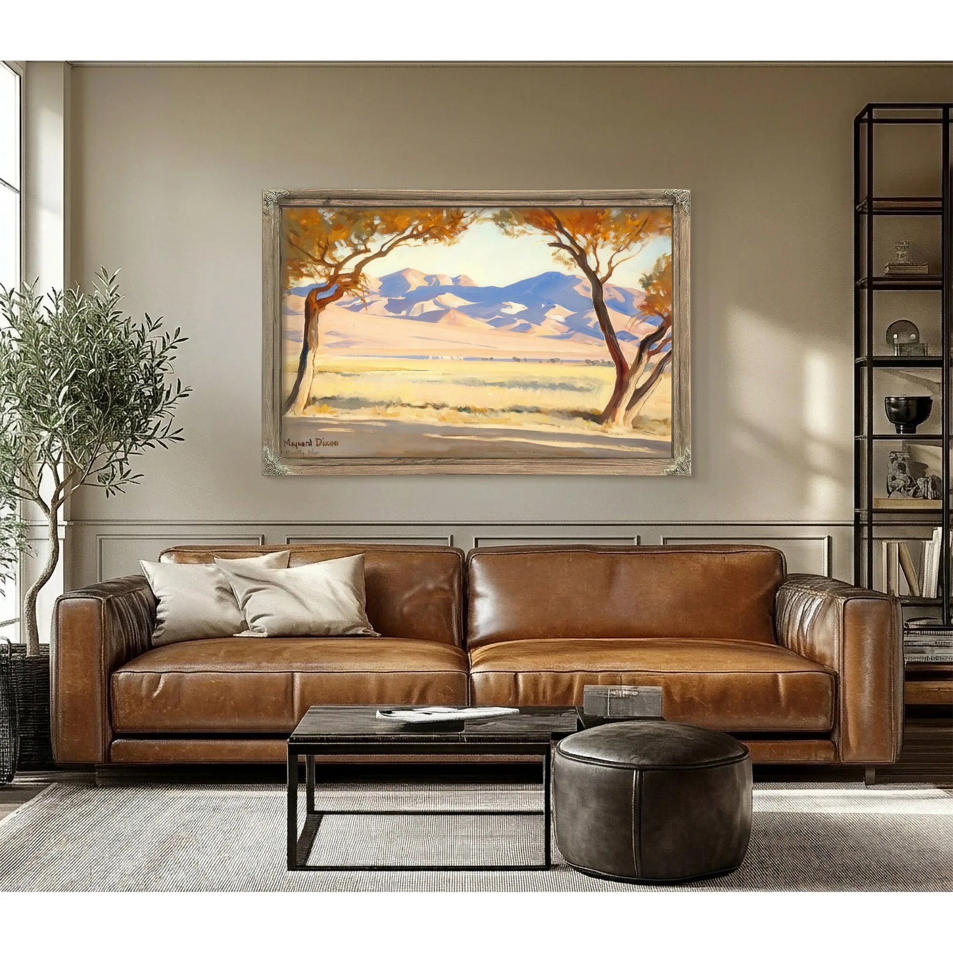 Oasis By Maynard Dixon Fine Art Print