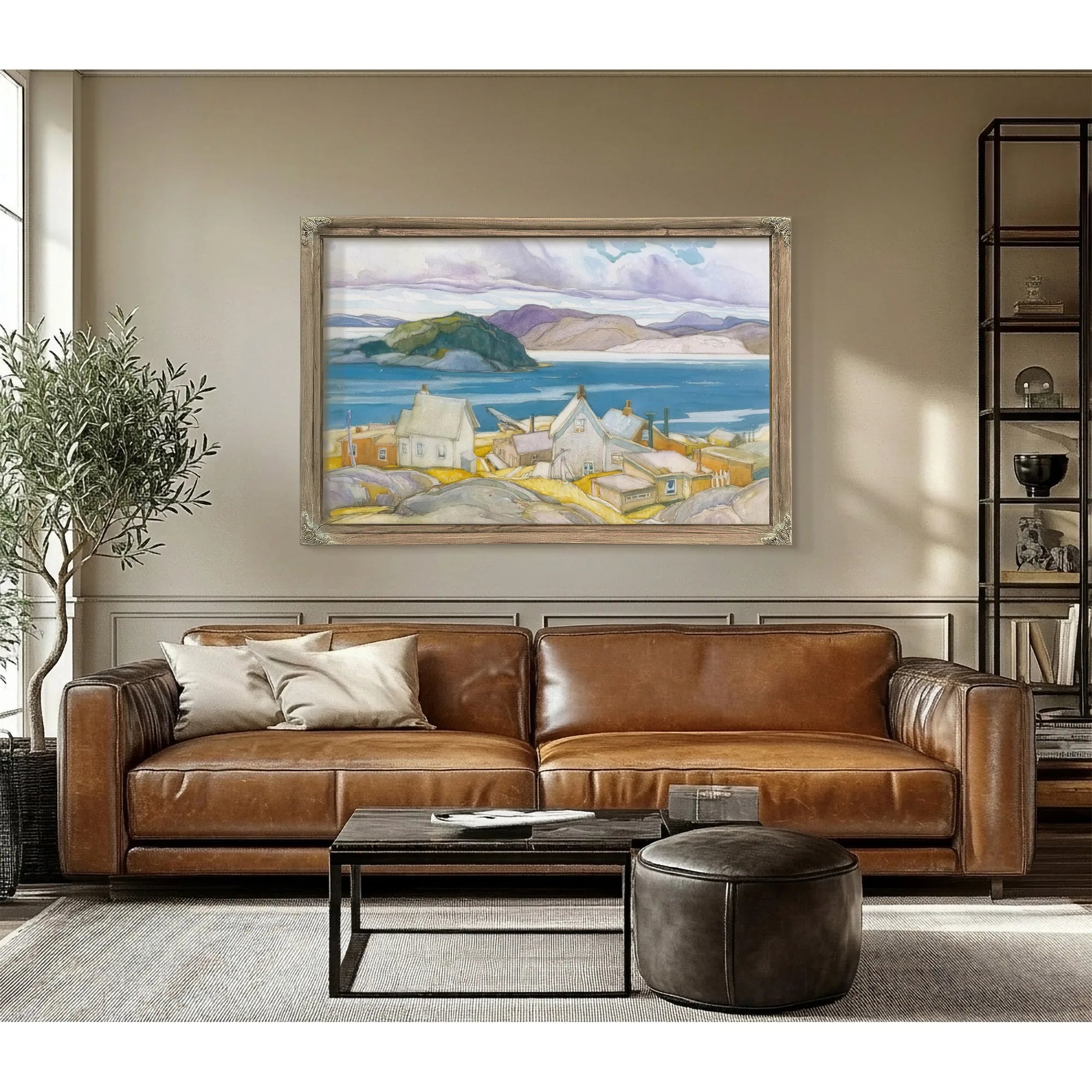 Jackfish Village By Frank Carmichael Fine Art Print