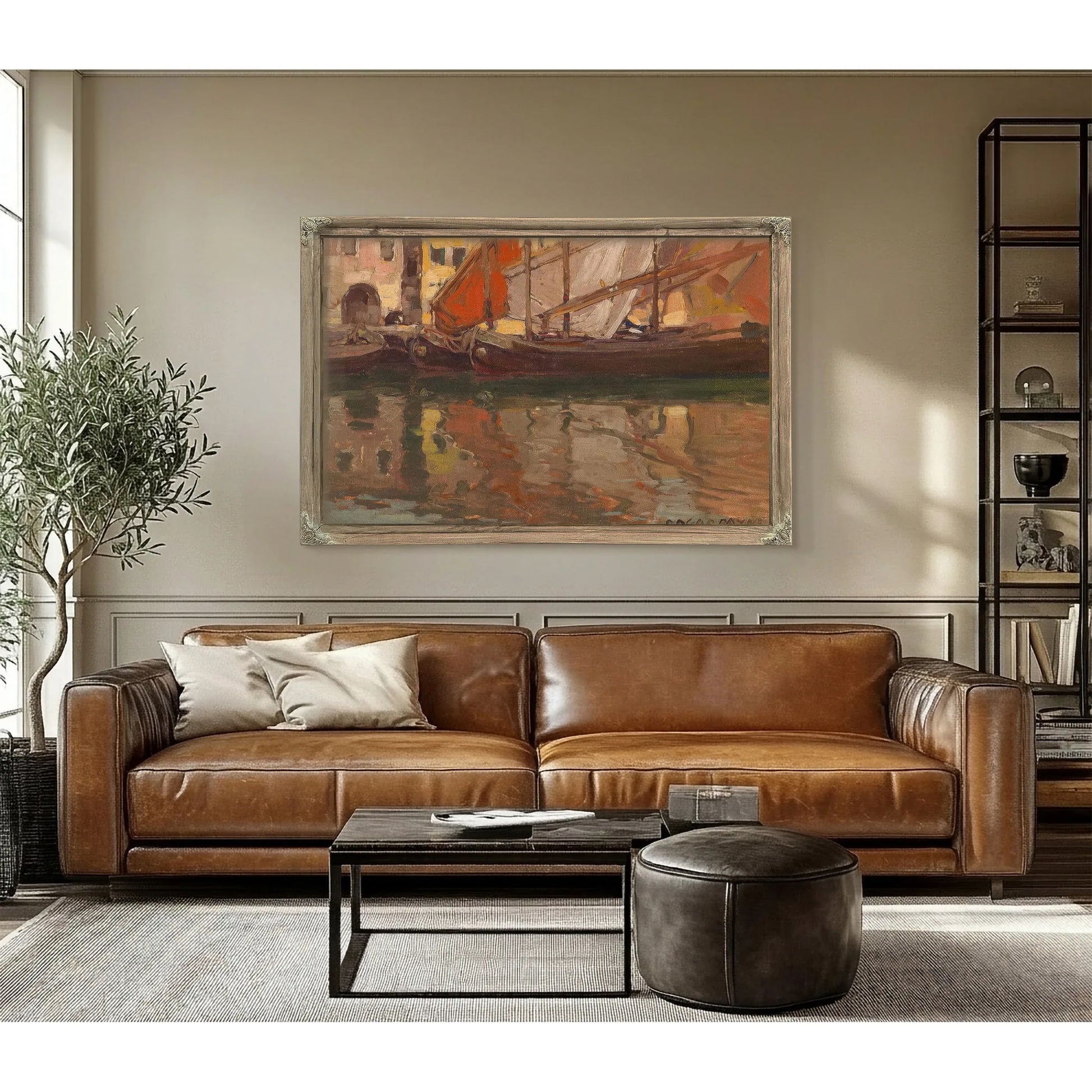 Brittany Boats By Edgar Payne Fine Art Print