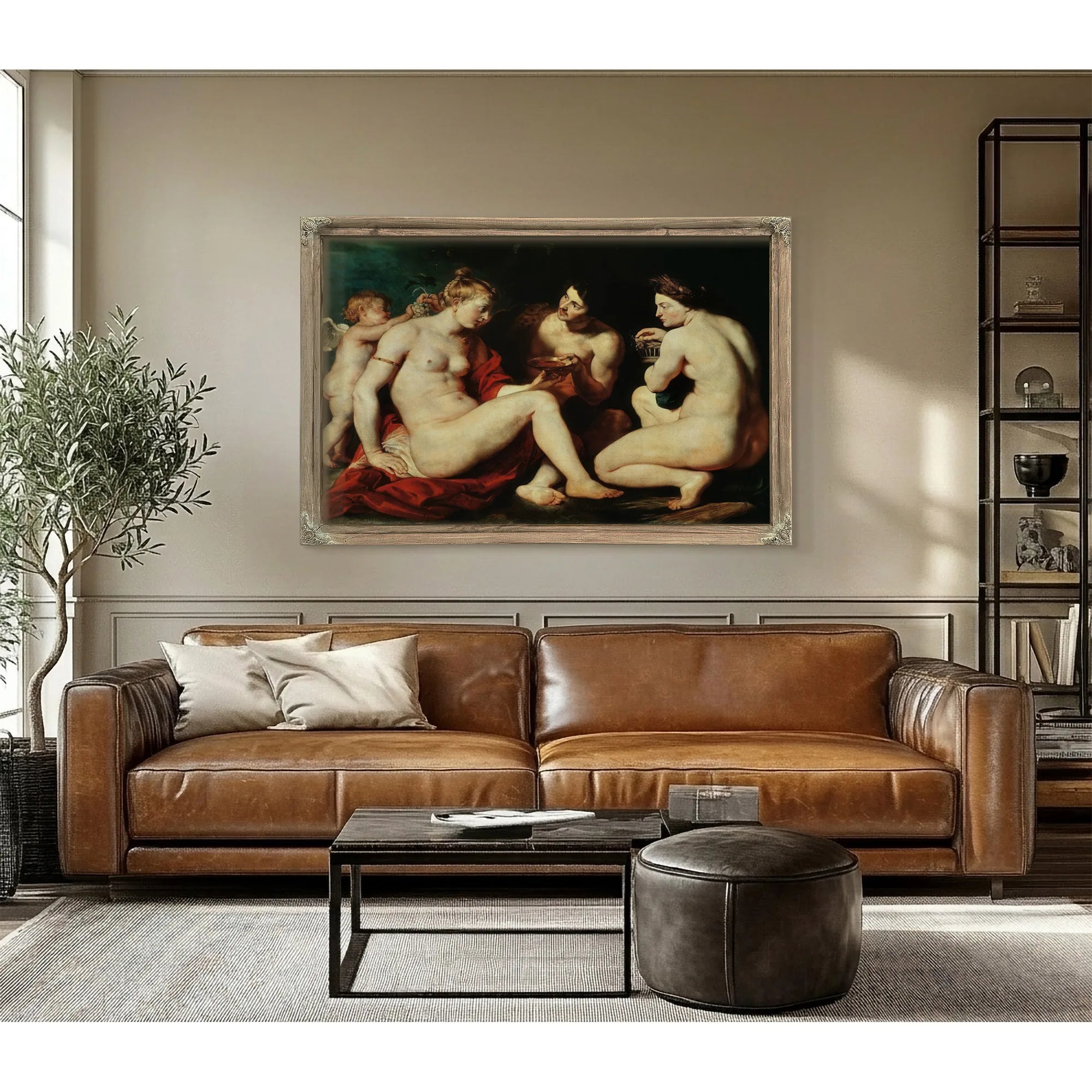 Venus Cupid Bacchus And Ceres By Peter Paul Rubens Fine Art Print