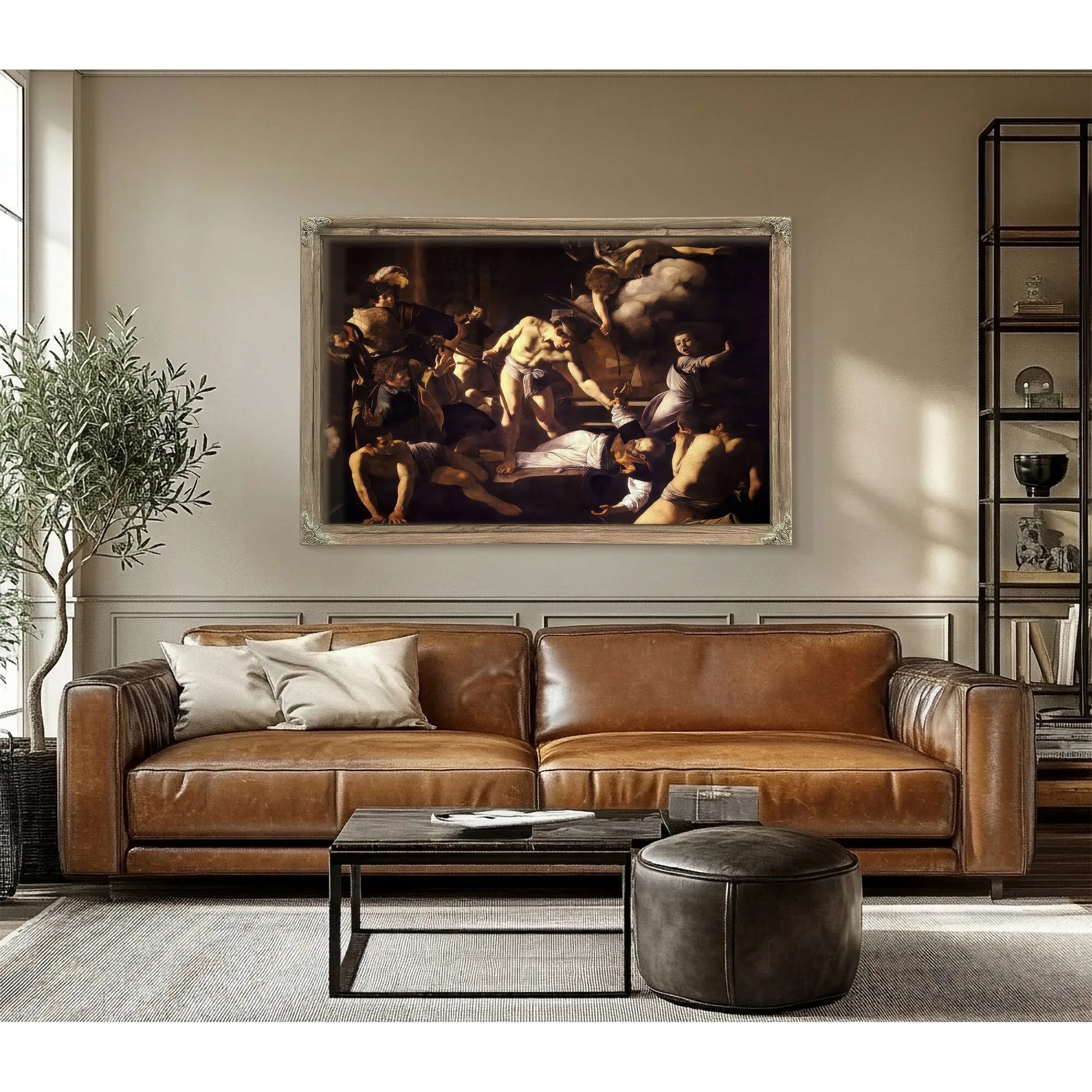 The Martyrdom Of Saint Matthew By Caravaggio Fine Art Print